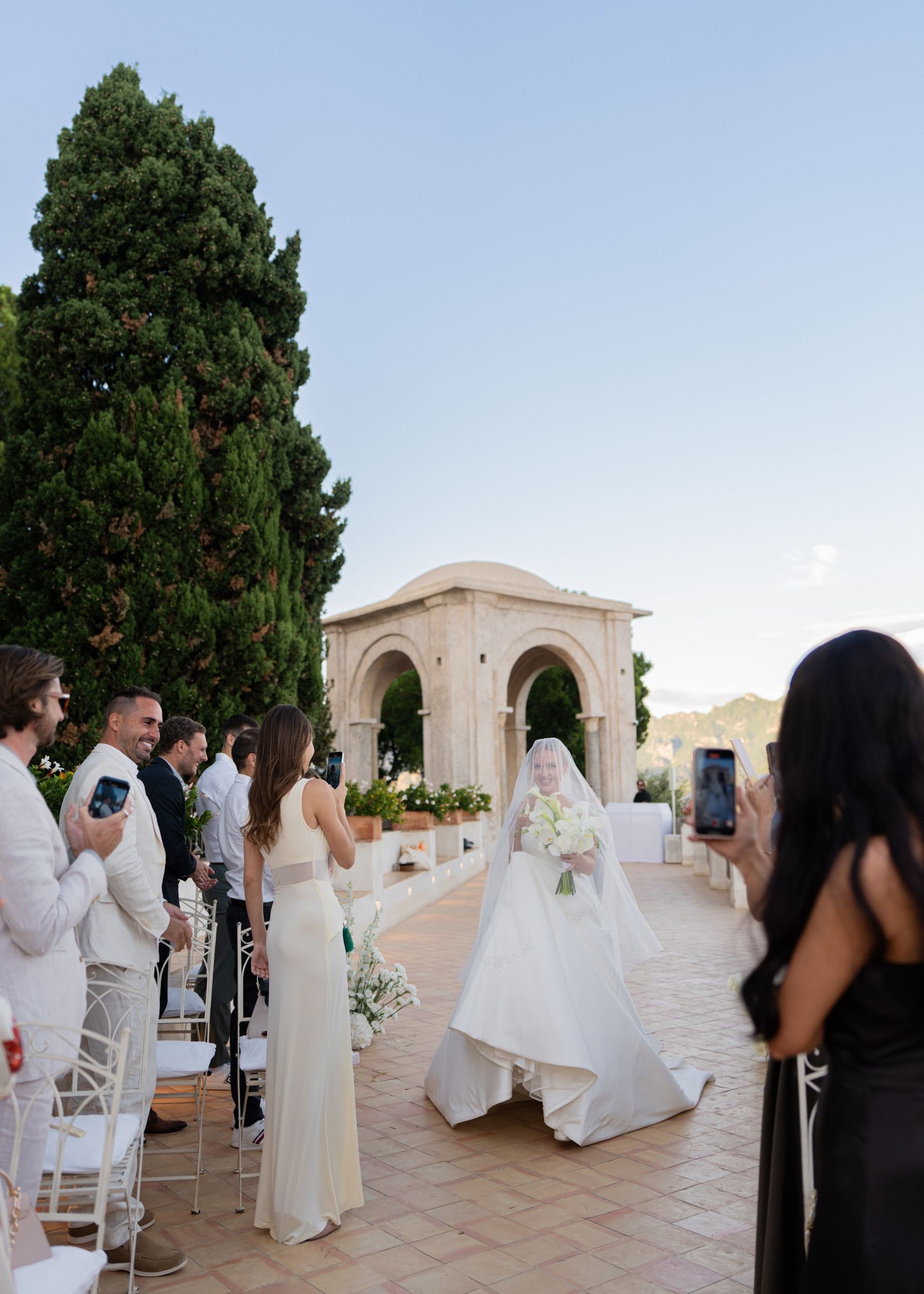 Maria &amp; Peter’s Enchanting Amalfi Coast Wedding at Villa Cimbrone photo
