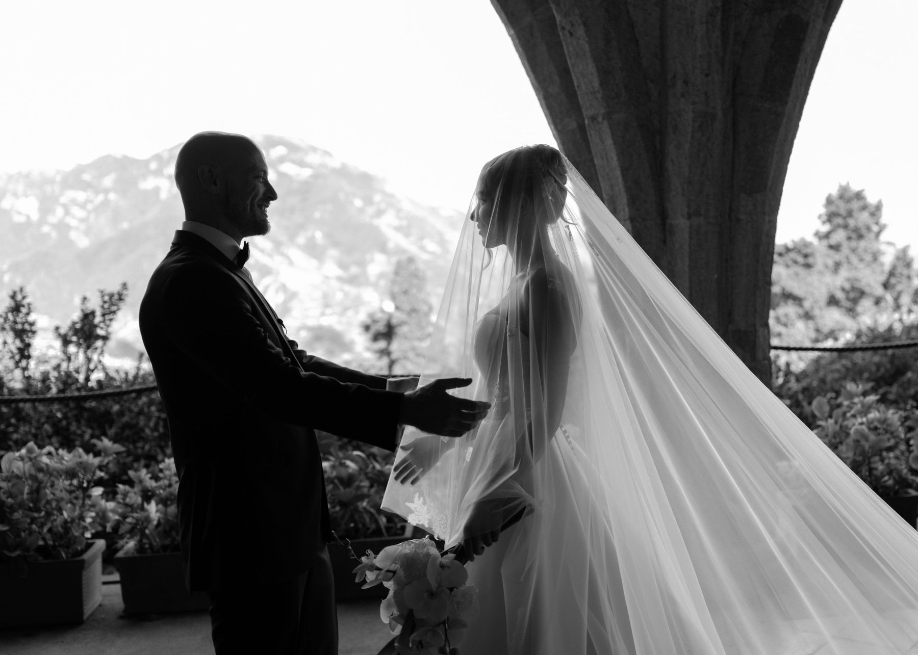 Maria &amp; Peter’s Enchanting Amalfi Coast Wedding at Villa Cimbrone photo