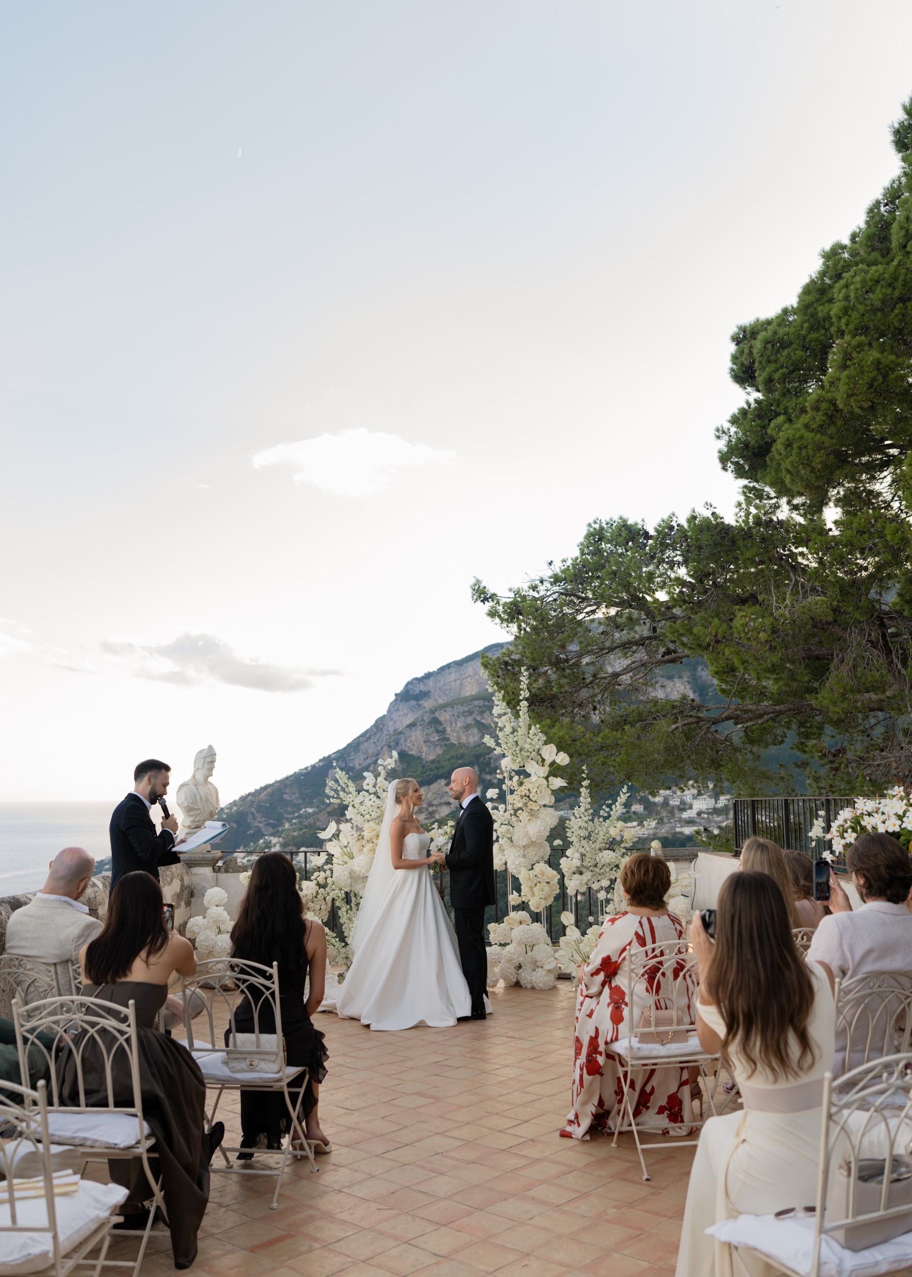 Maria &amp; Peter’s Enchanting Amalfi Coast Wedding at Villa Cimbrone photo