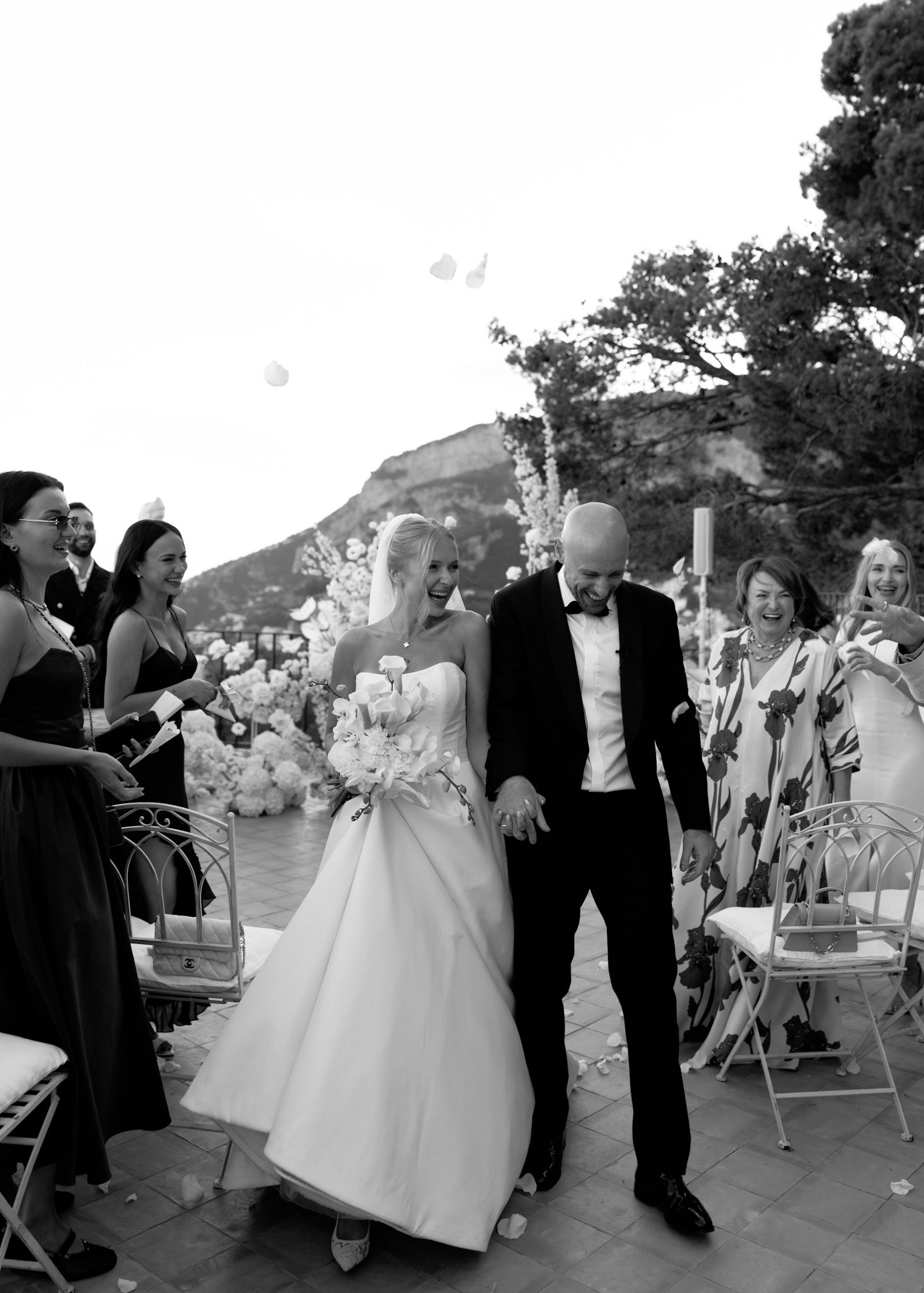 Maria &amp; Peter’s Enchanting Amalfi Coast Wedding at Villa Cimbrone photo