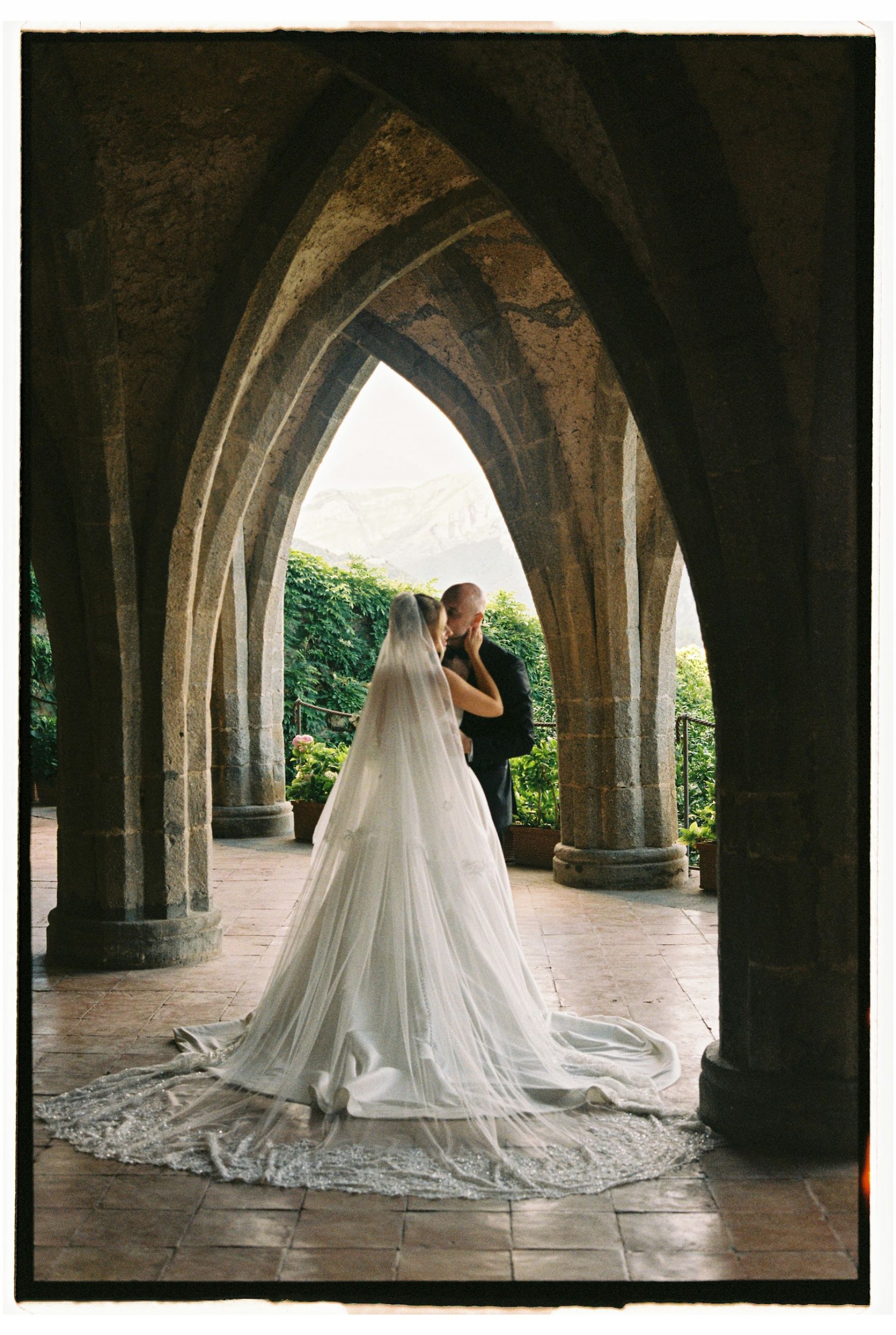 Maria &amp; Peter’s Enchanting Amalfi Coast Wedding at Villa Cimbrone photo