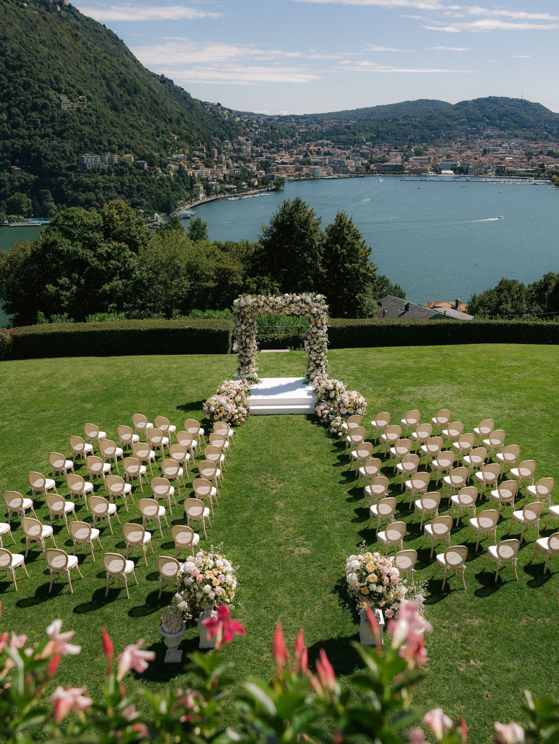 Robyn &amp; Ryan’s Romantic Lake Como Wedding at Villa Bonomi photo