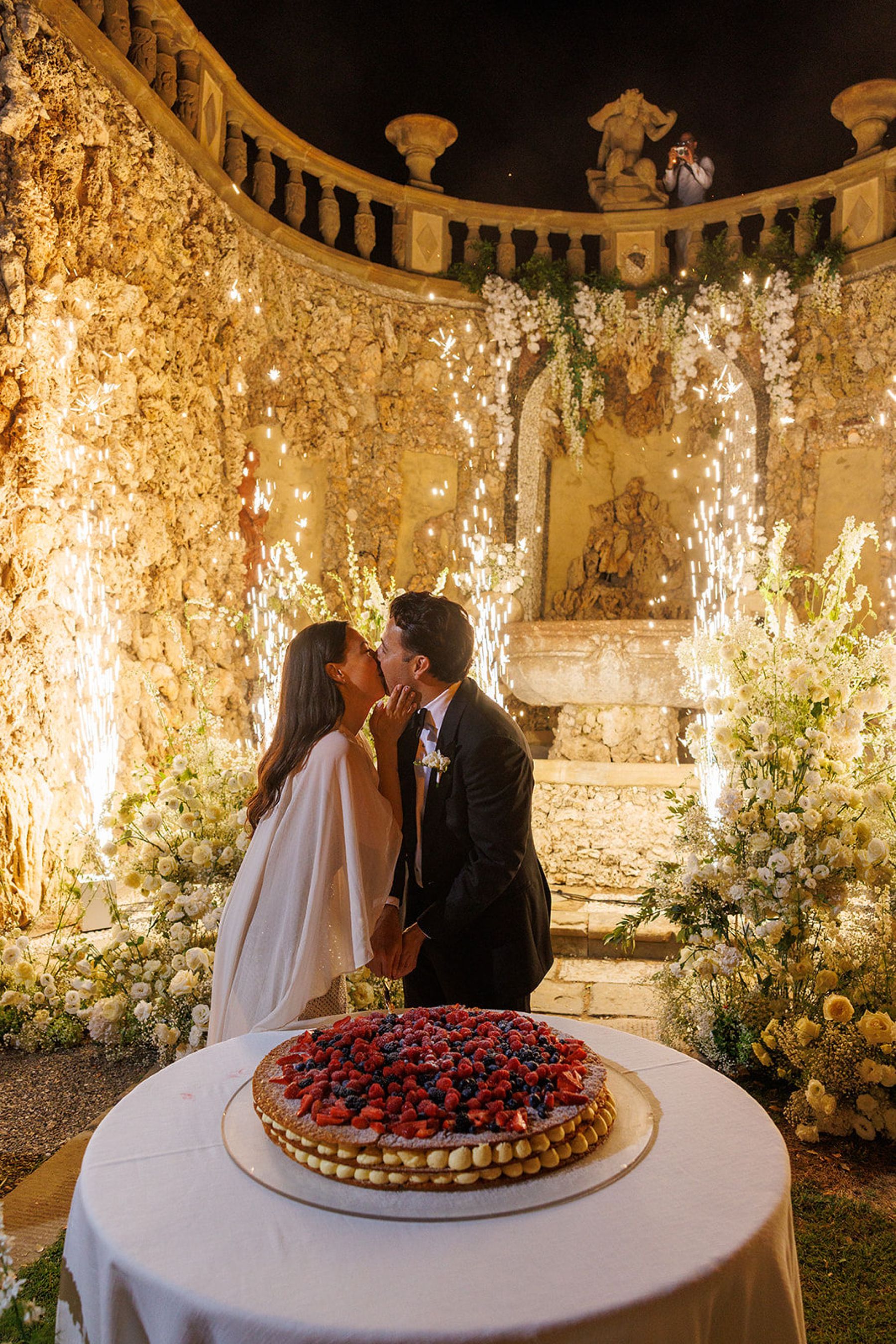 Kit &amp; Vinny’s Intimate Florence Wedding at Villa Gamberaia photo