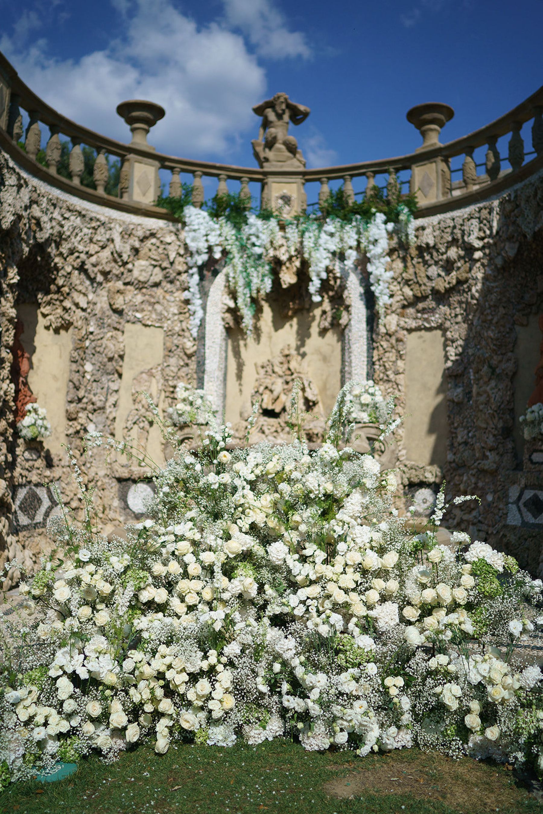 Kit &amp; Vinny’s Intimate Florence Wedding at Villa Gamberaia photo