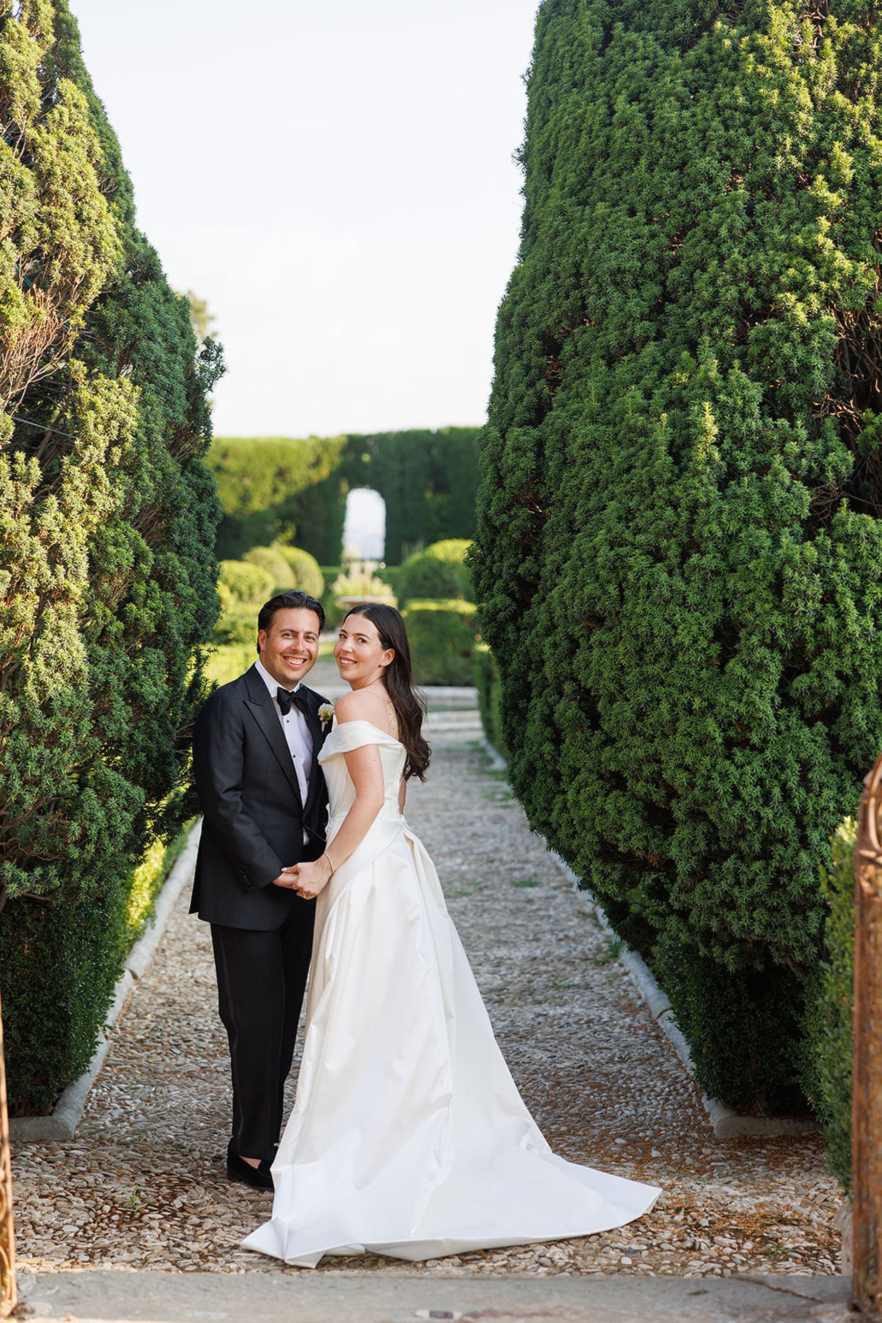 Kit &amp; Vinny’s Intimate Florence Wedding at Villa Gamberaia photo