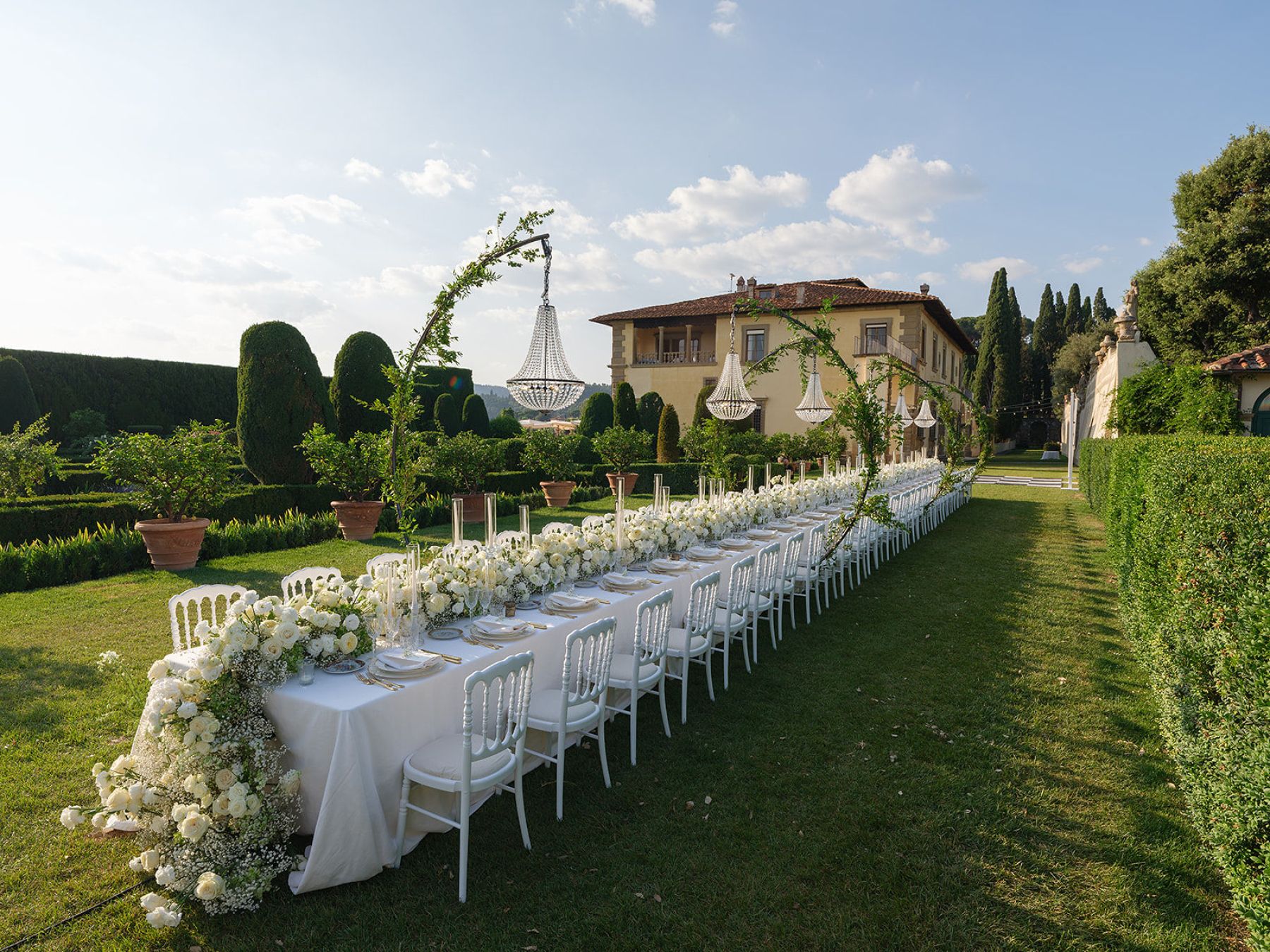 Kit &amp; Vinny’s Intimate Florence Wedding at Villa Gamberaia photo