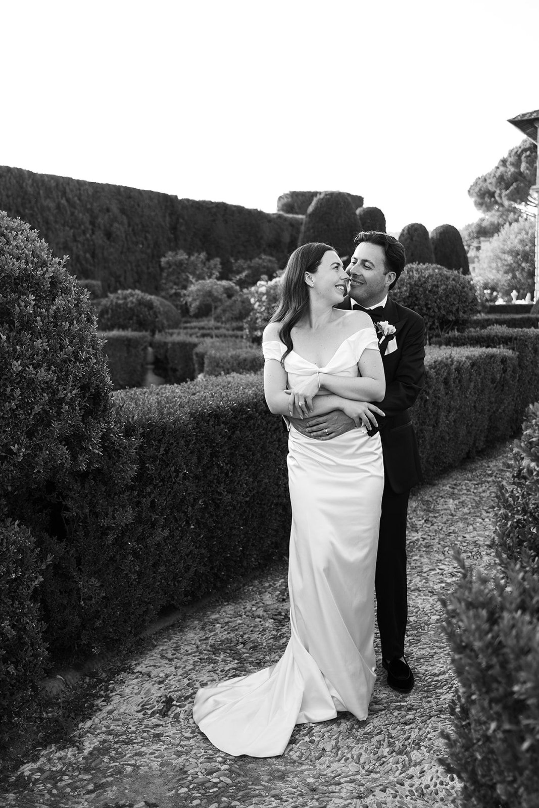 Kit &amp; Vinny’s Intimate Florence Wedding at Villa Gamberaia photo