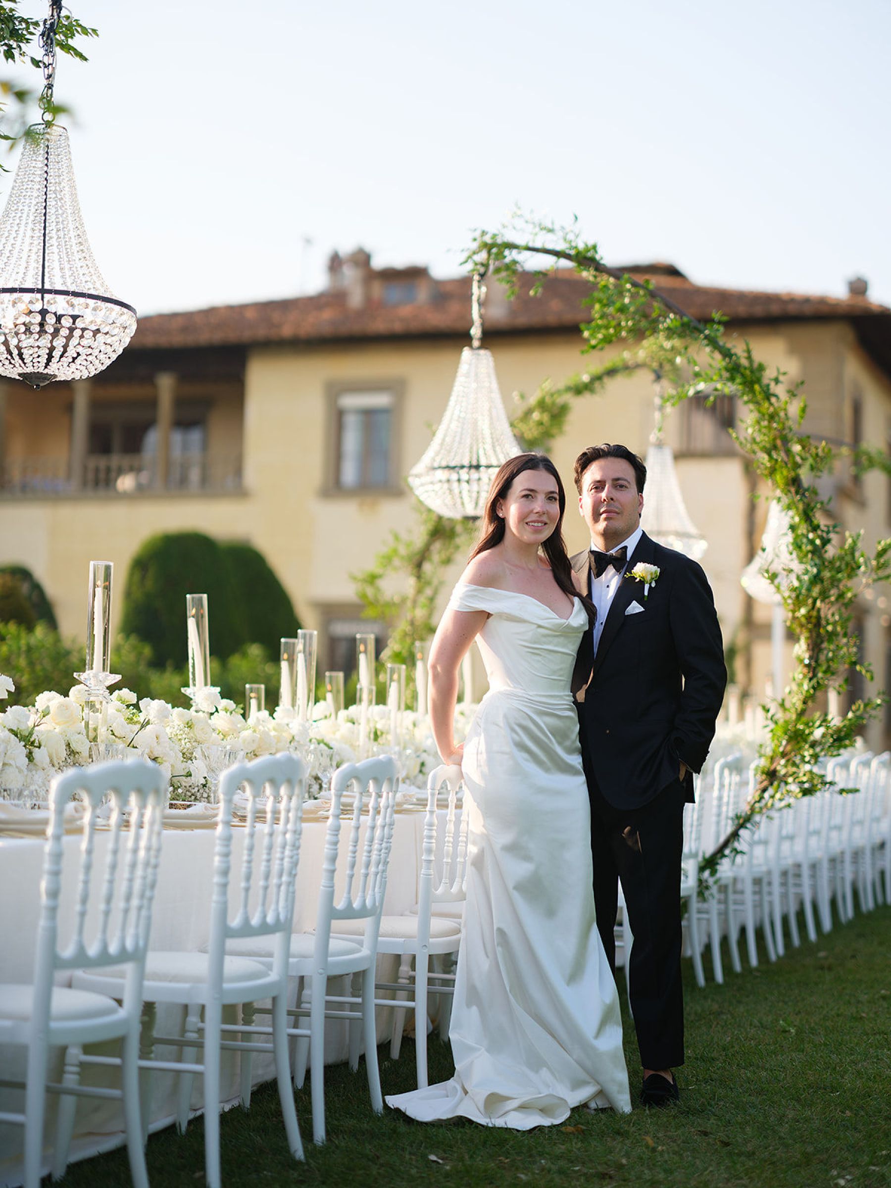 Kit &amp; Vinny’s Intimate Florence Wedding at Villa Gamberaia photo
