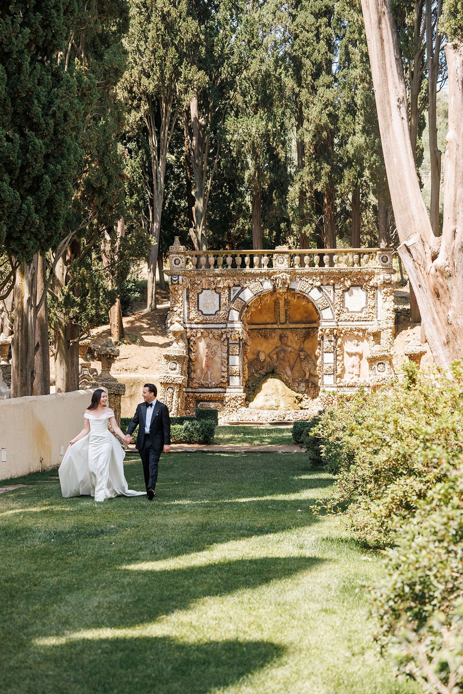 Kit &amp; Vinny’s Intimate Florence Wedding at Villa Gamberaia photo