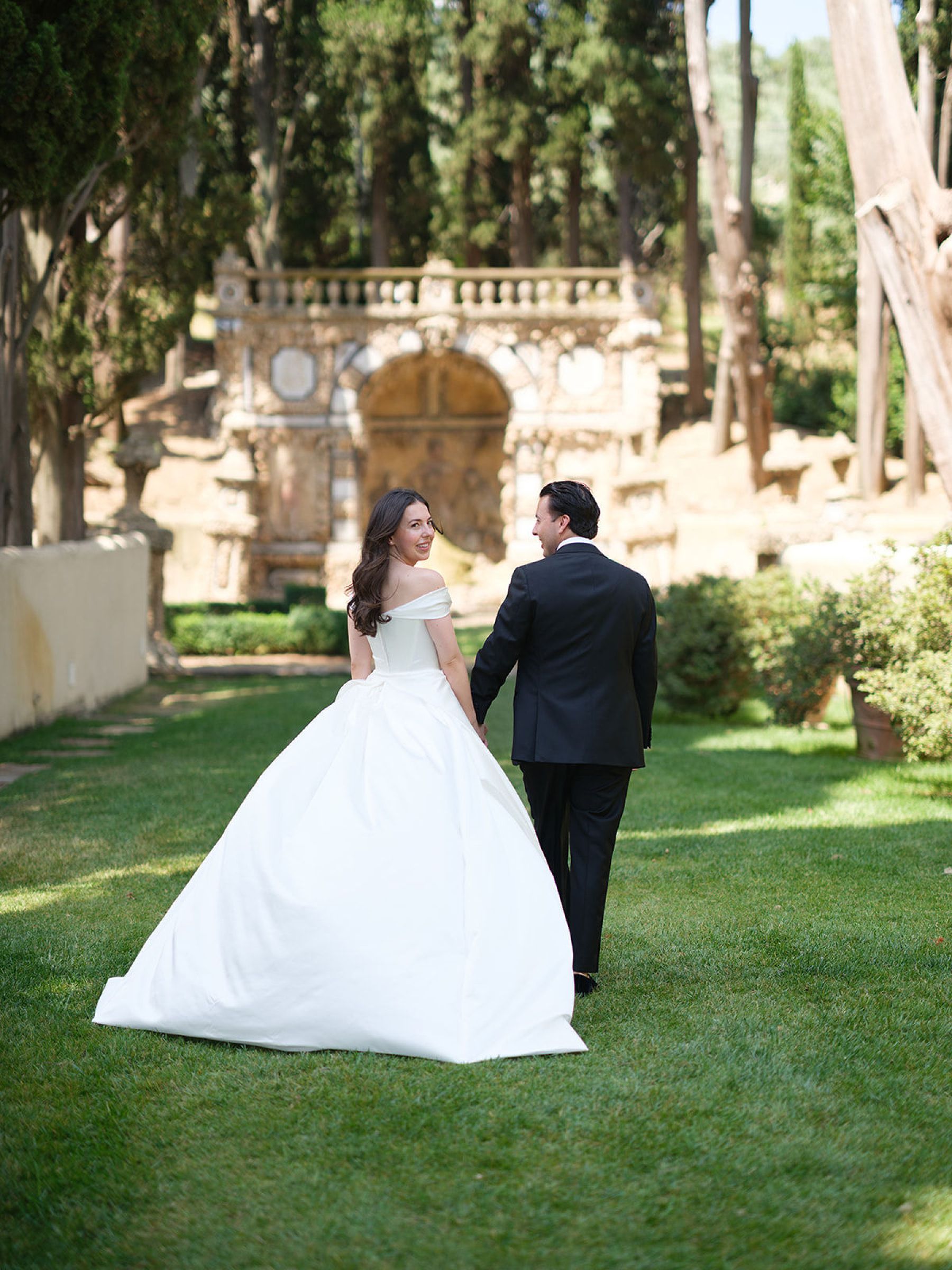 Kit &amp; Vinny’s Intimate Florence Wedding at Villa Gamberaia photo