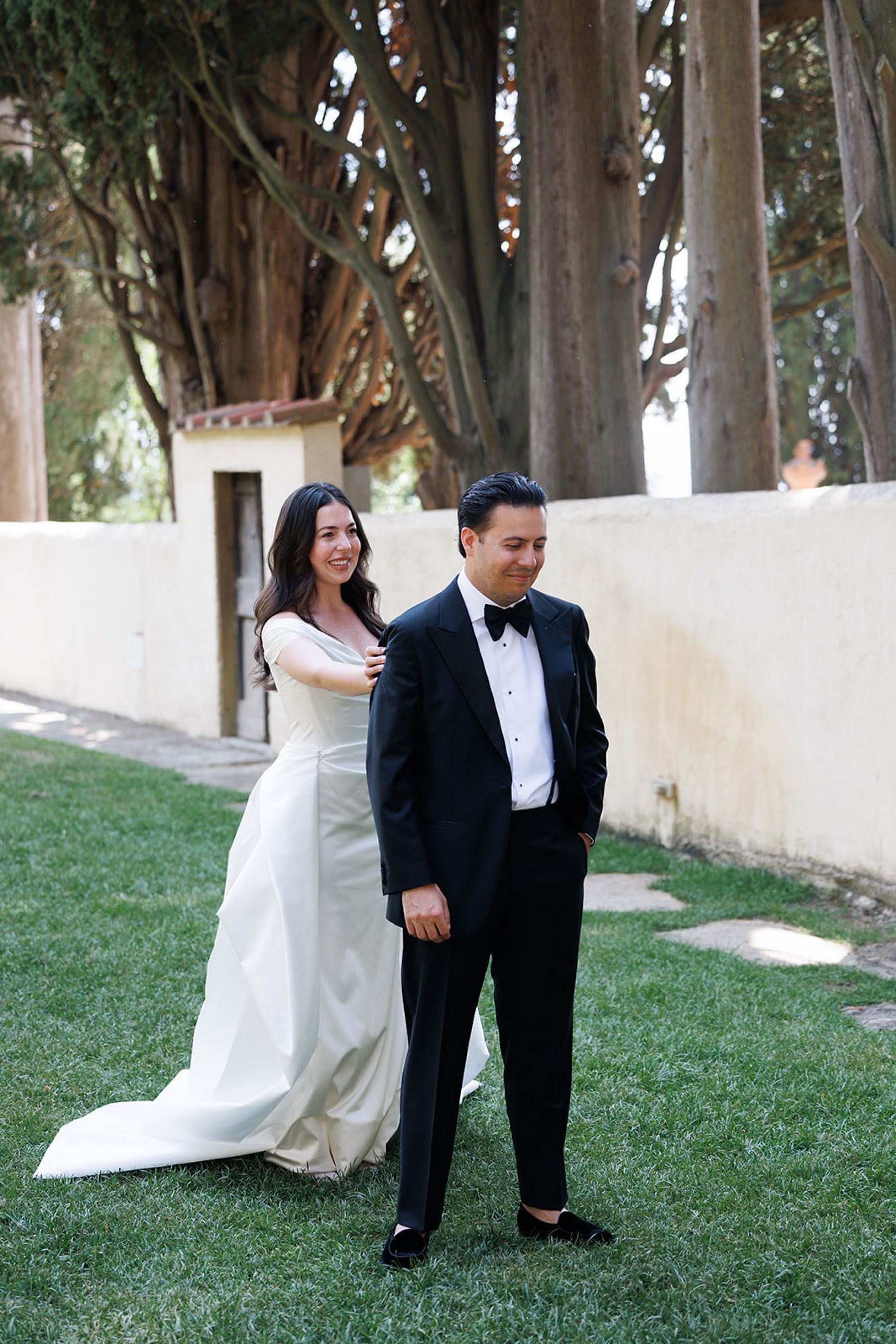 Kit &amp; Vinny’s Intimate Florence Wedding at Villa Gamberaia photo