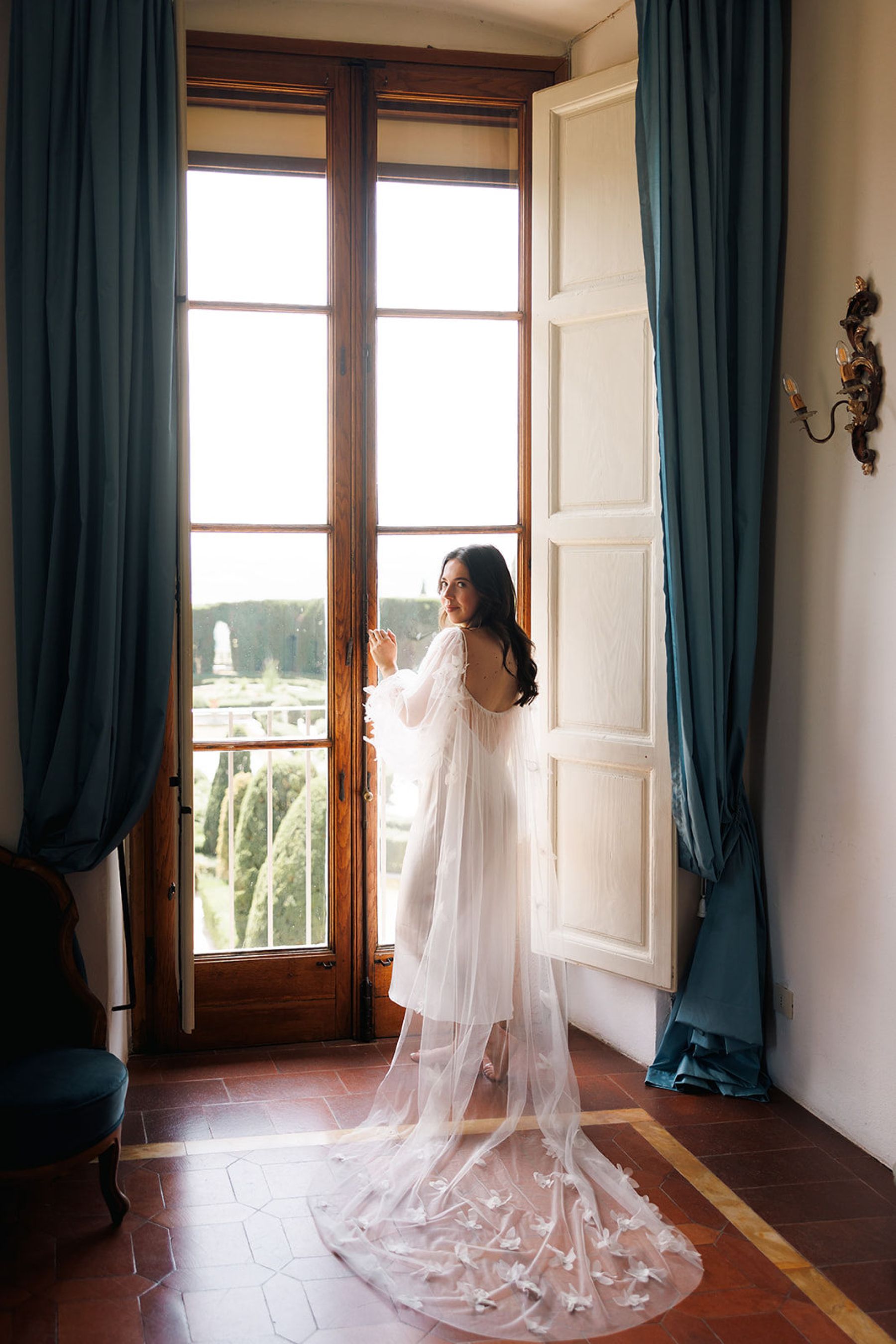 Kit &amp; Vinny’s Intimate Florence Wedding at Villa Gamberaia photo