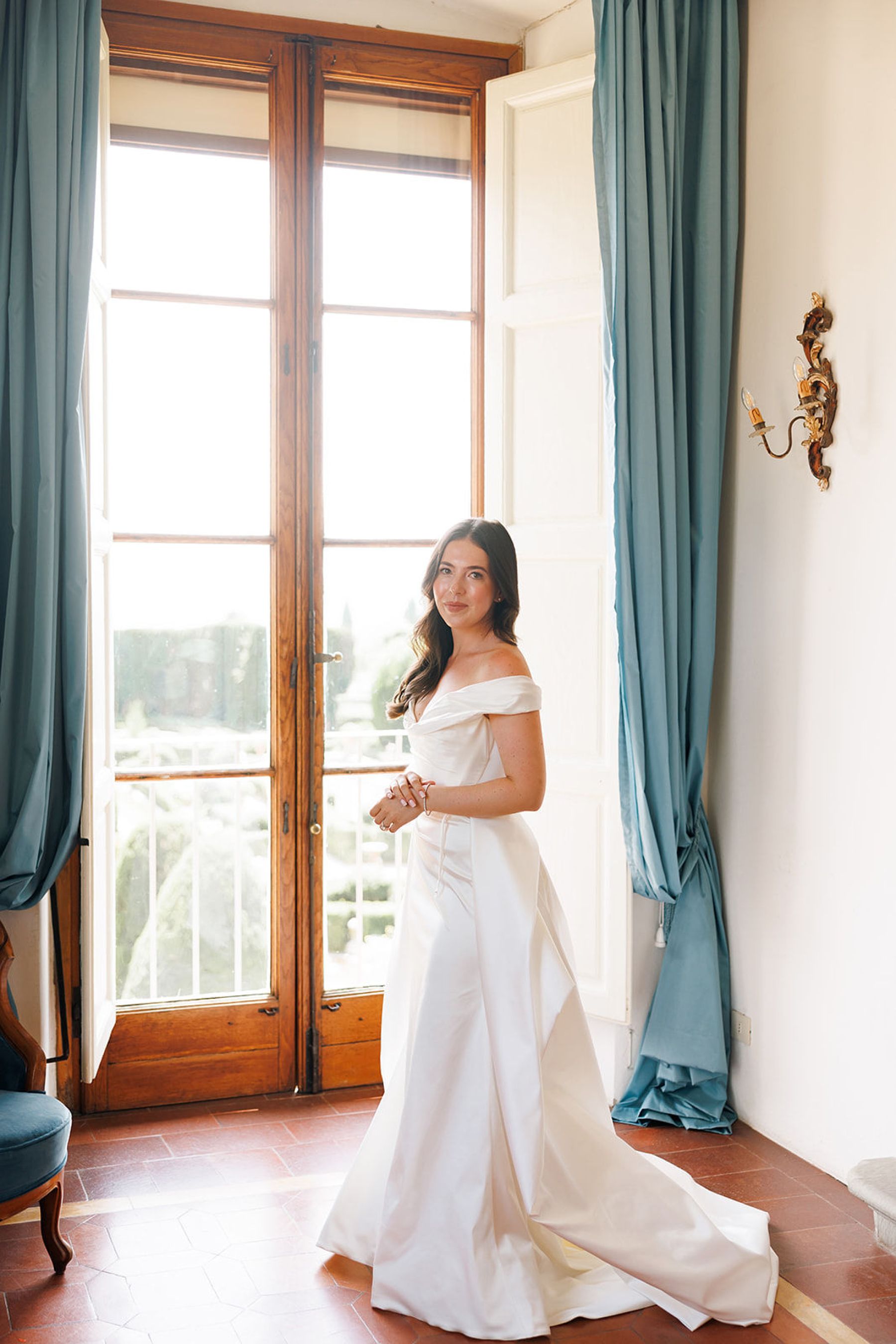 Kit &amp; Vinny’s Intimate Florence Wedding at Villa Gamberaia photo
