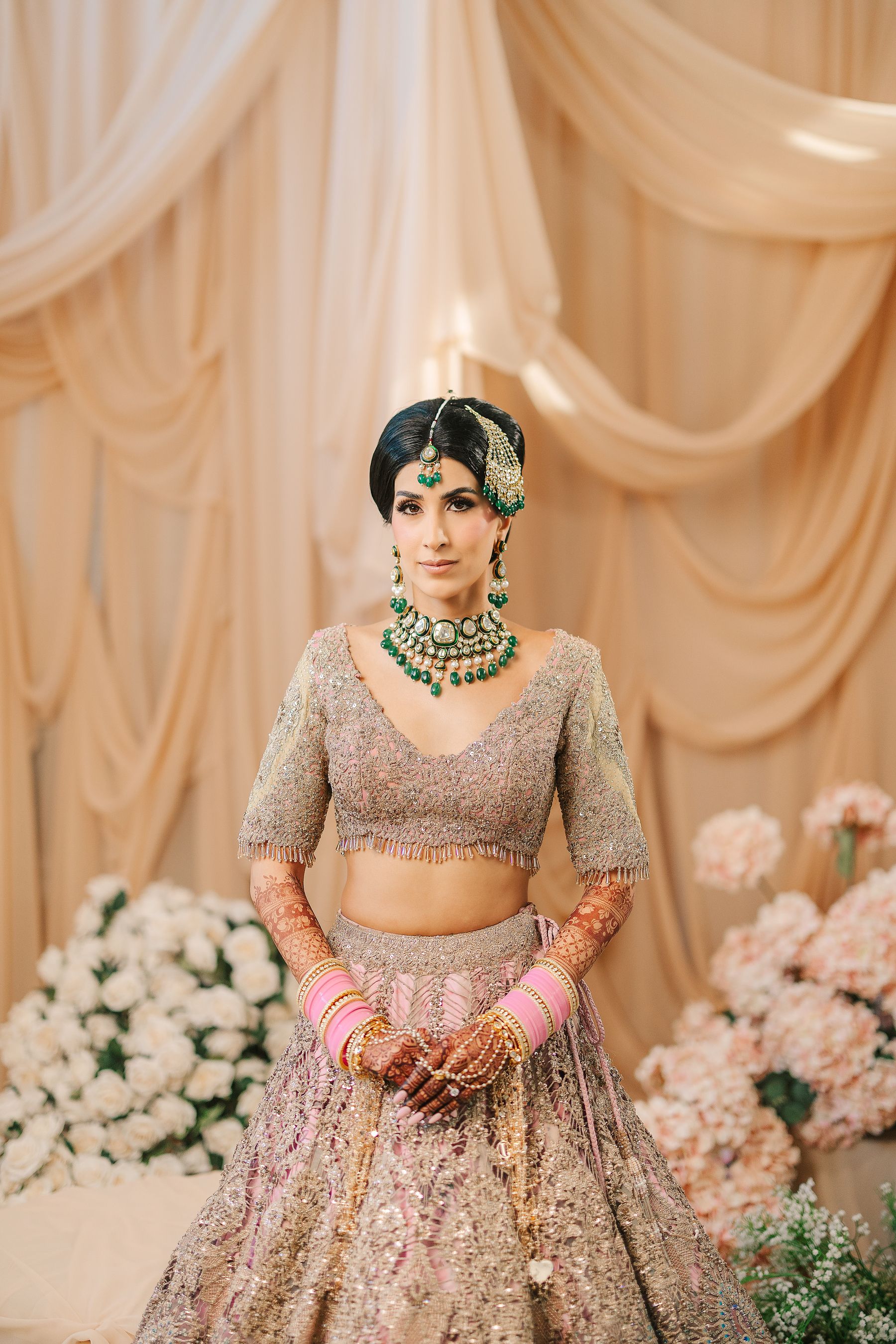 Jessica &amp; Raymond’s Colorful Indian Wedding at Evario Events Centre photo