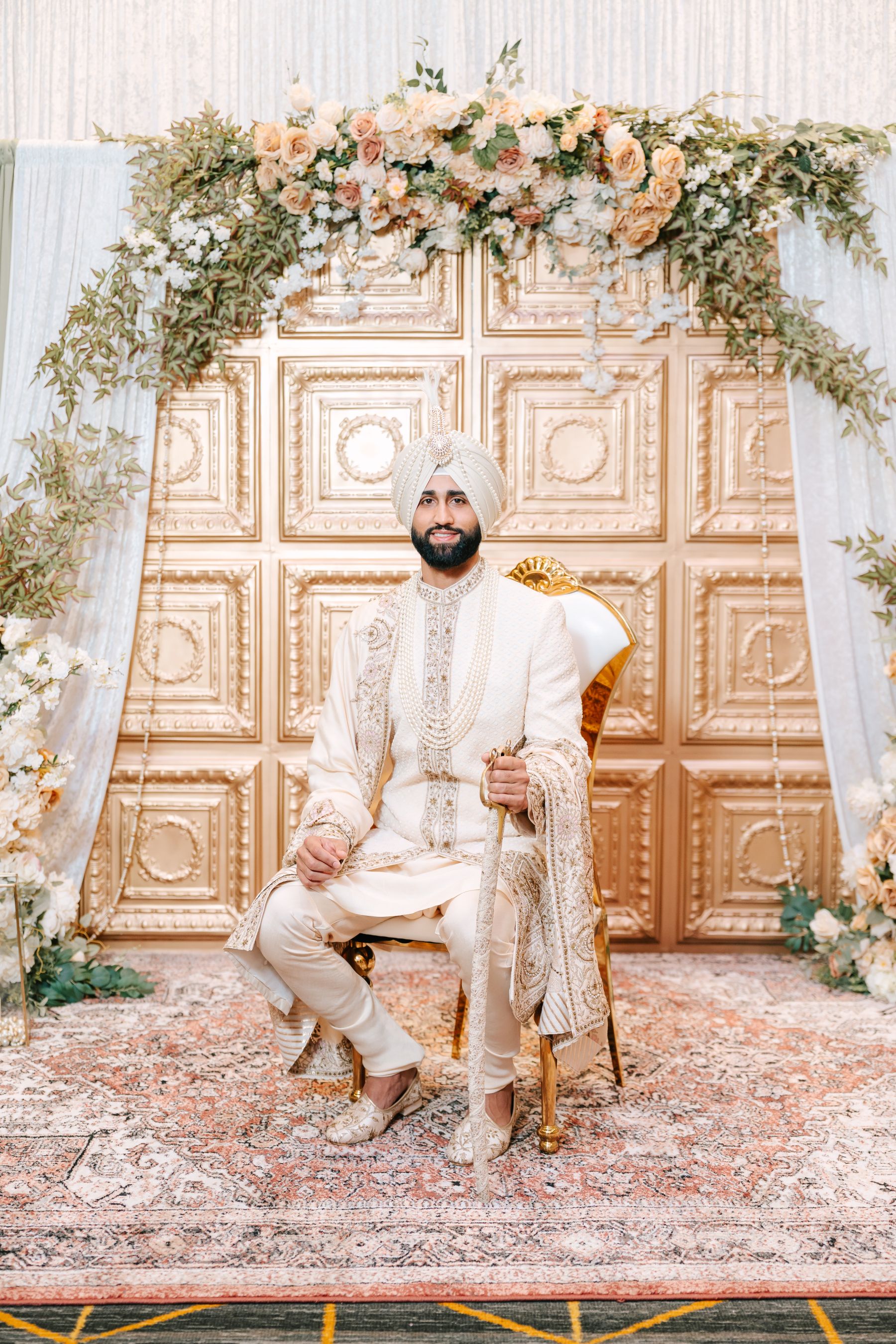 Jessica &amp; Raymond’s Colorful Indian Wedding at Evario Events Centre photo