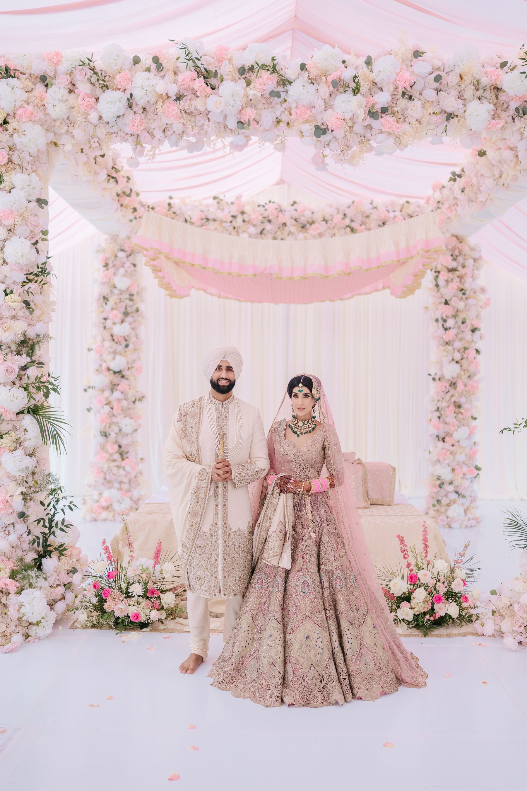 Jessica &amp; Raymond’s Colorful Indian Wedding at Evario Events Centre photo