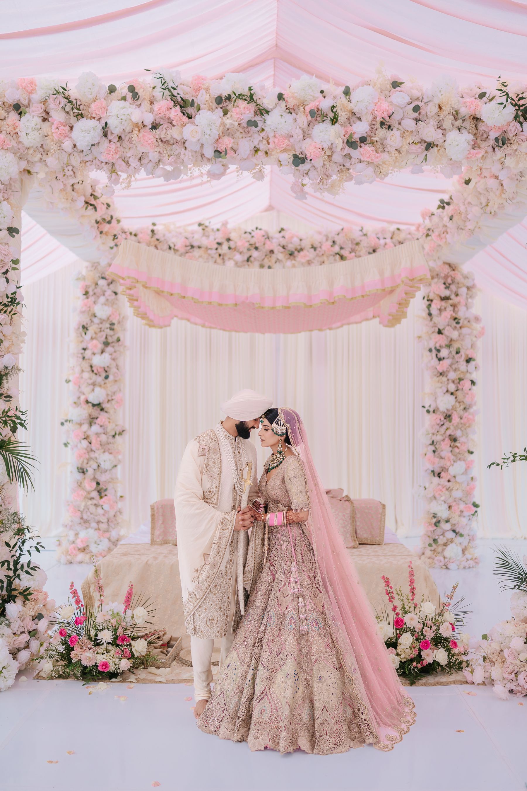 Jessica &amp; Raymond’s Colorful Indian Wedding at Evario Events Centre photo