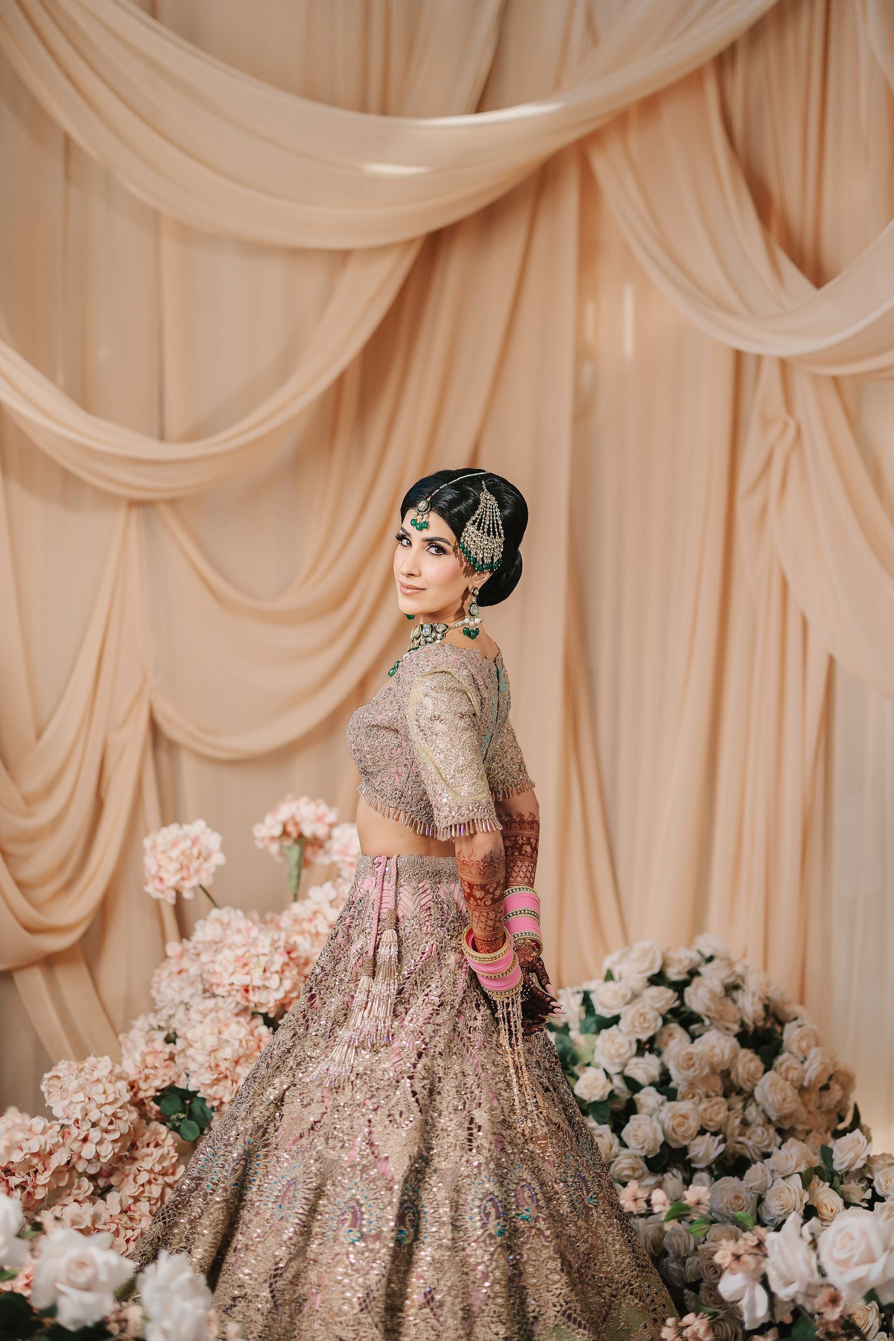 Jessica &amp; Raymond’s Colorful Indian Wedding at Evario Events Centre photo