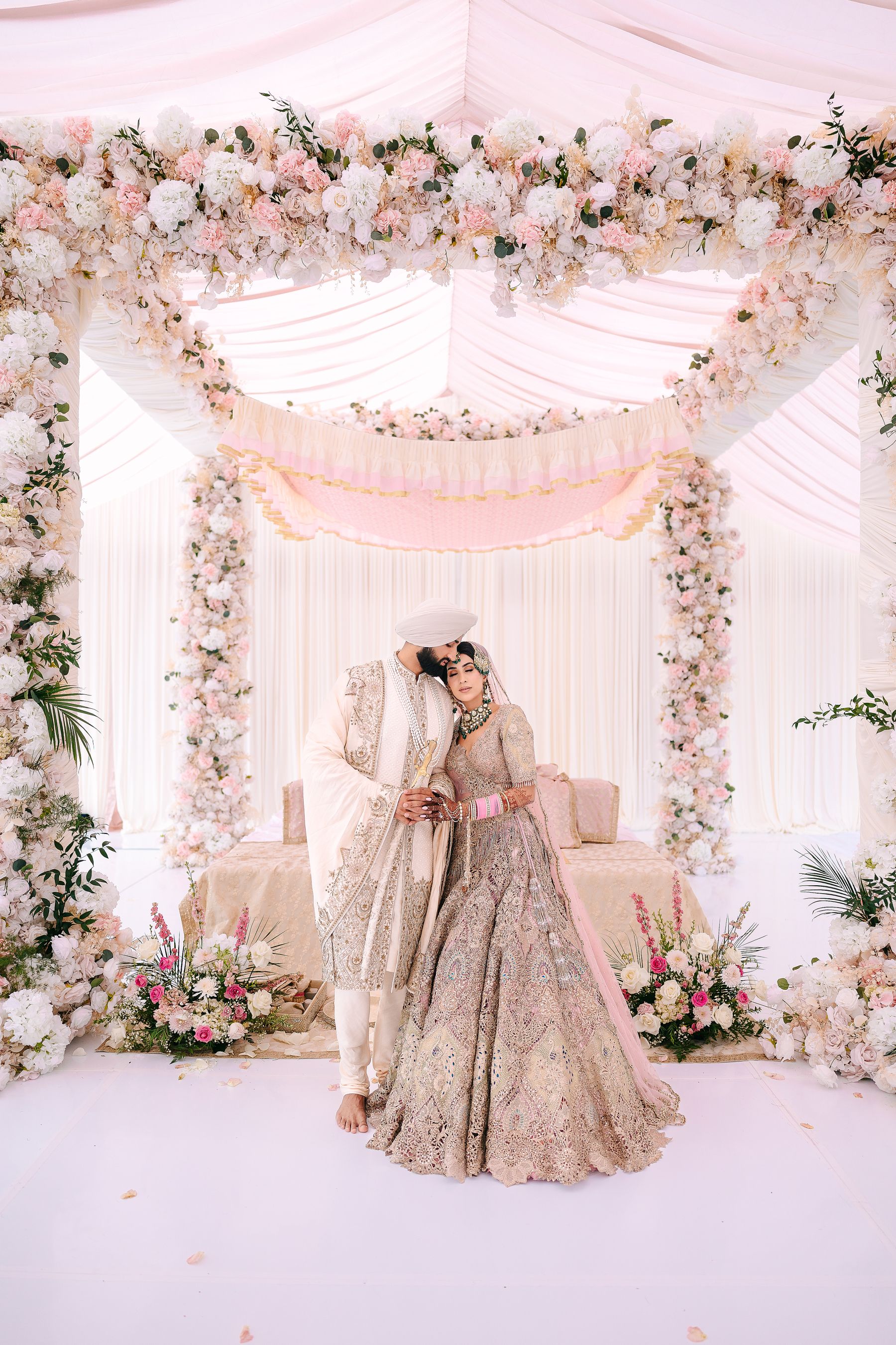 Jessica &amp; Raymond’s Colorful Indian Wedding at Evario Events Centre photo