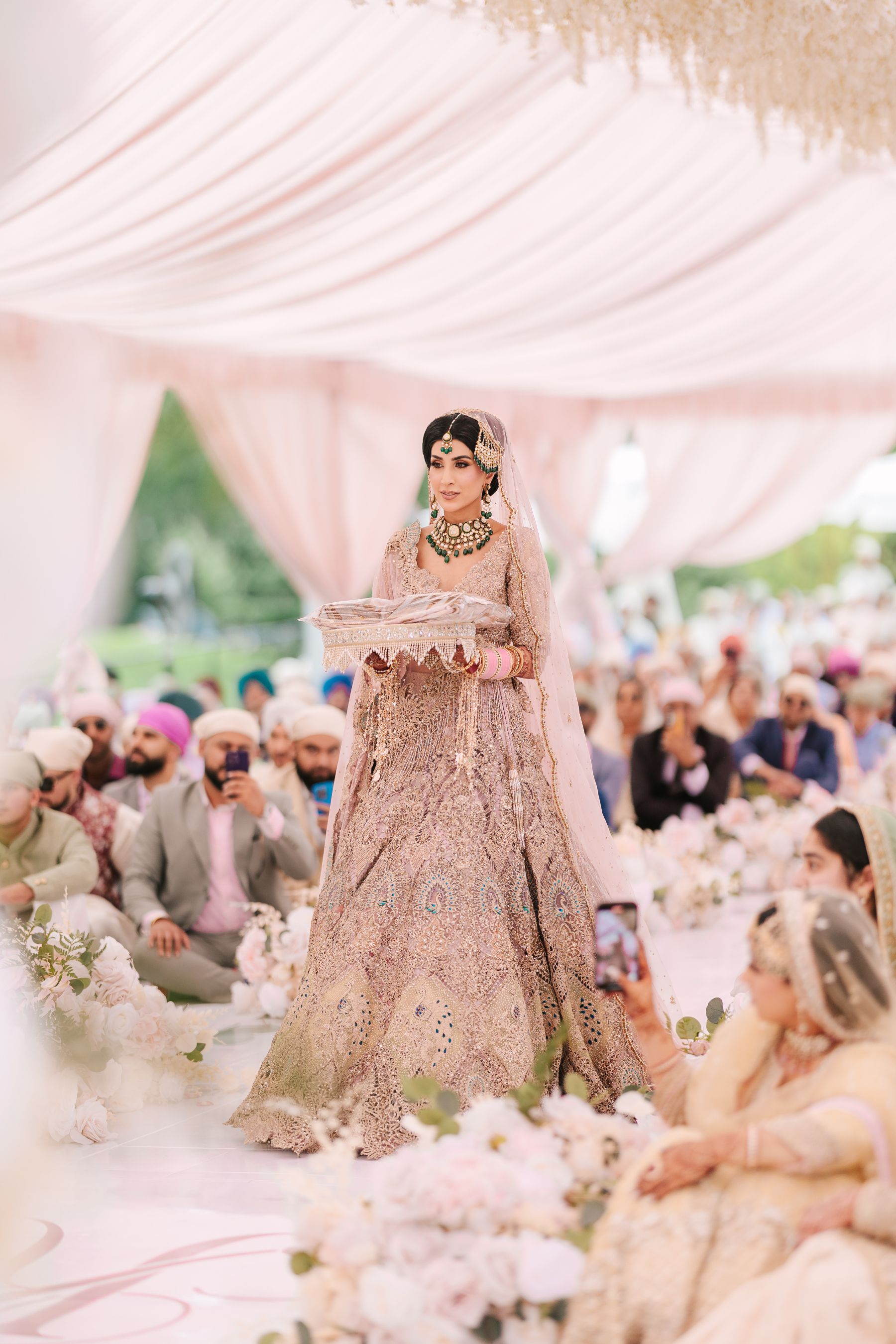 Jessica &amp; Raymond’s Colorful Indian Wedding at Evario Events Centre photo