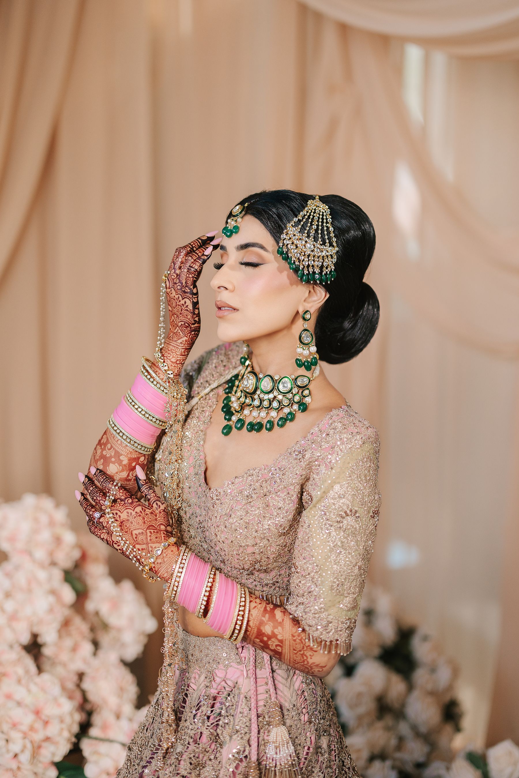 Jessica &amp; Raymond’s Colorful Indian Wedding at Evario Events Centre photo