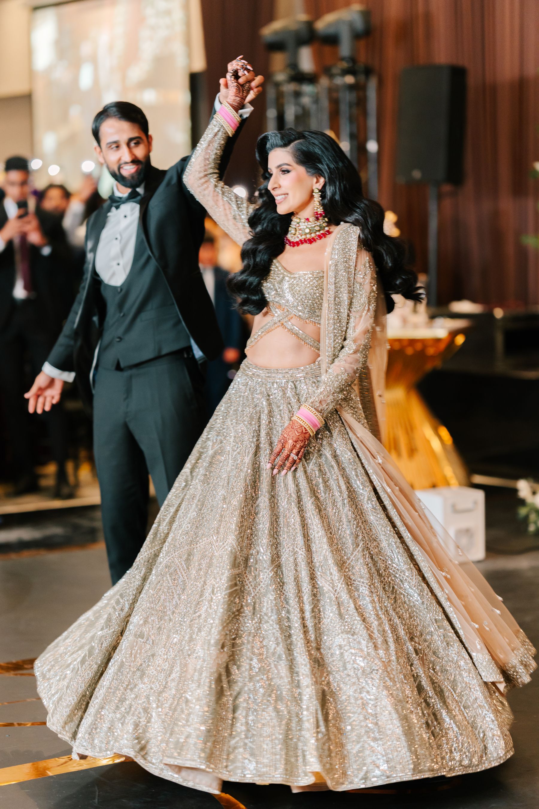 Jessica &amp; Raymond’s Colorful Indian Wedding at Evario Events Centre photo