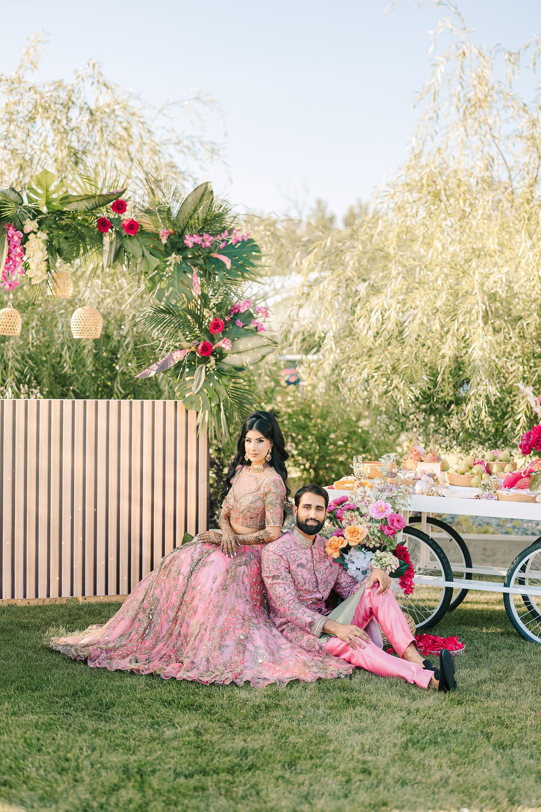 Jessica &amp; Raymond’s Colorful Indian Wedding at Evario Events Centre photo