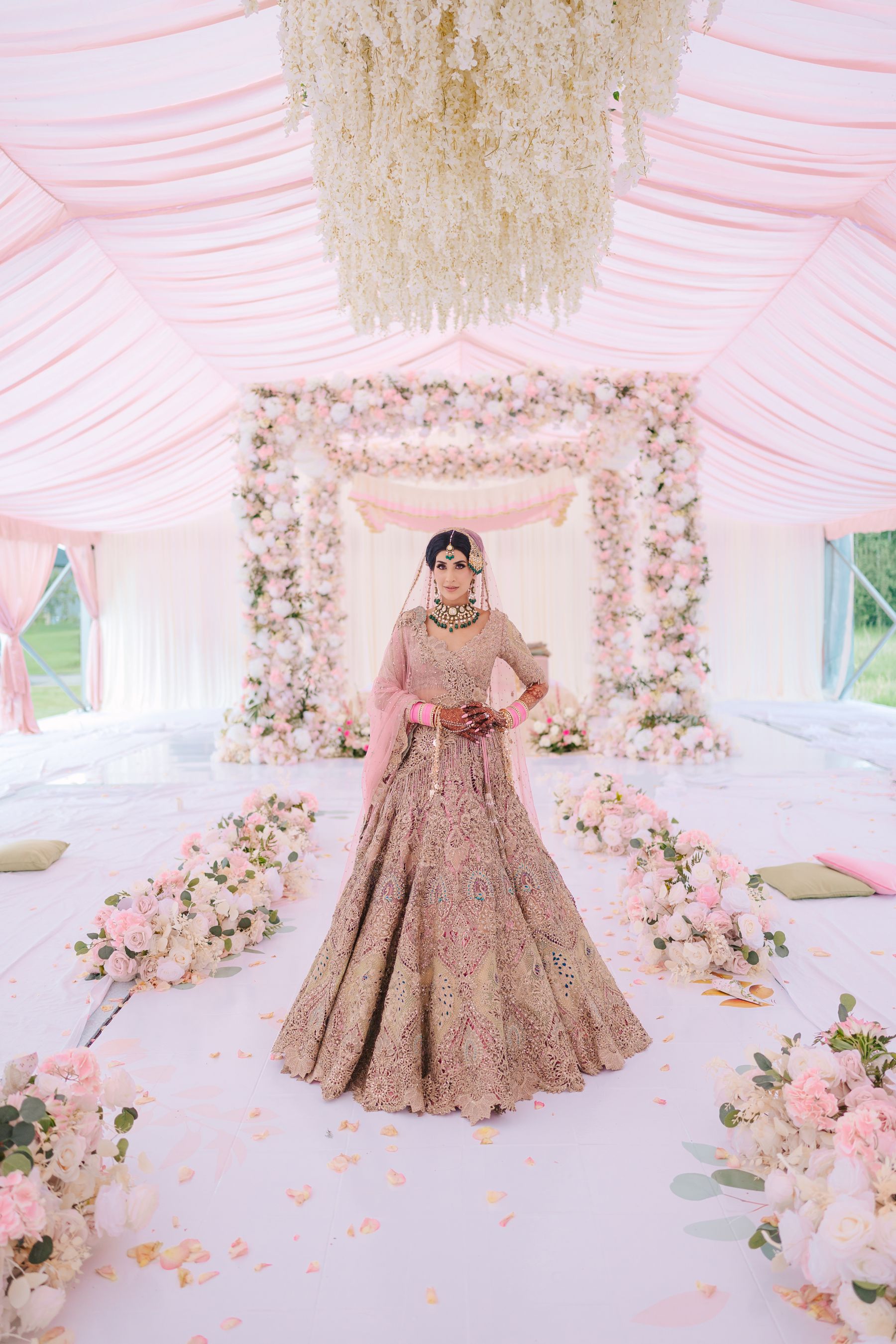 Jessica &amp; Raymond’s Colorful Indian Wedding at Evario Events Centre photo