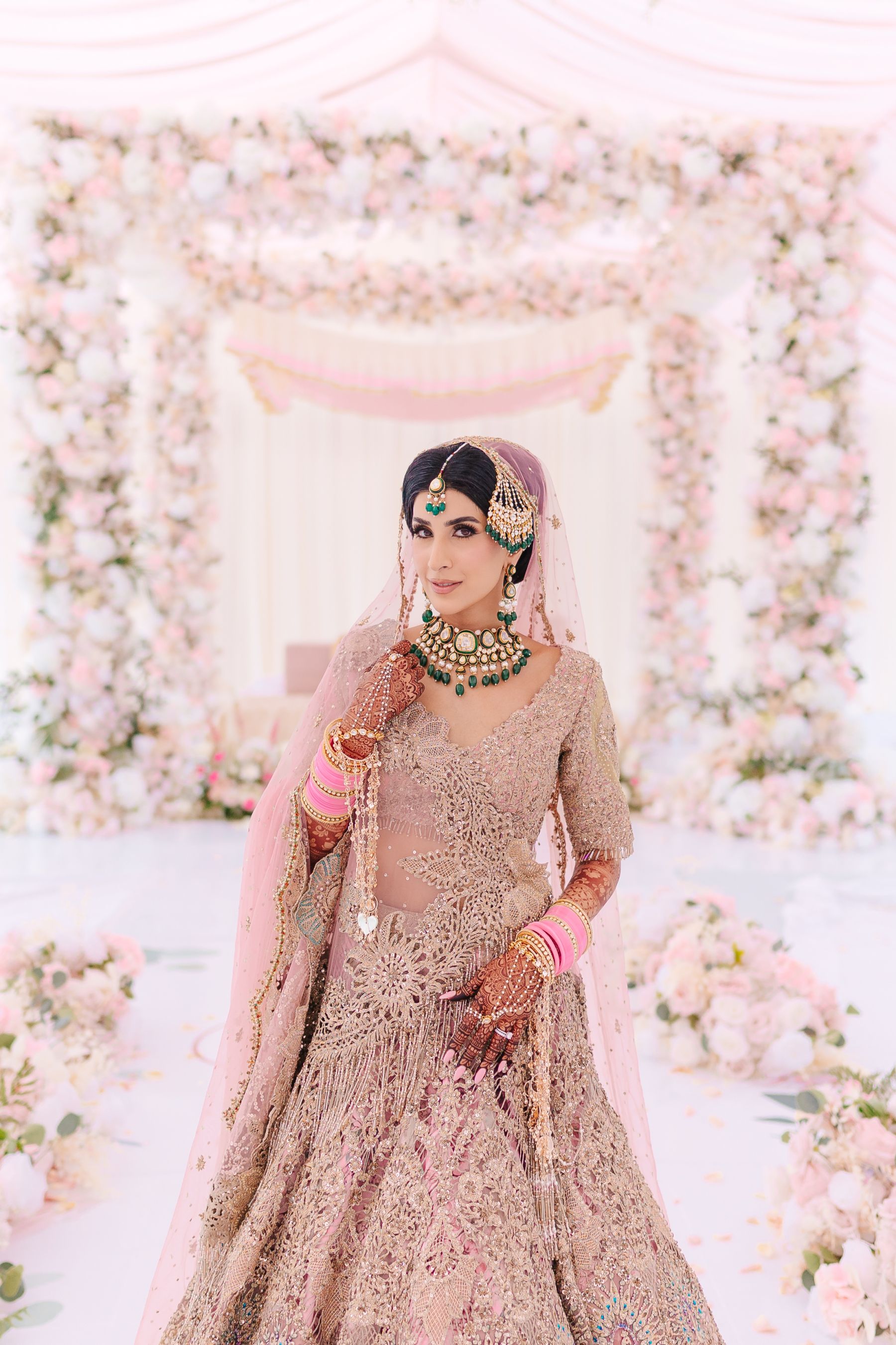 Jessica &amp; Raymond’s Colorful Indian Wedding at Evario Events Centre photo