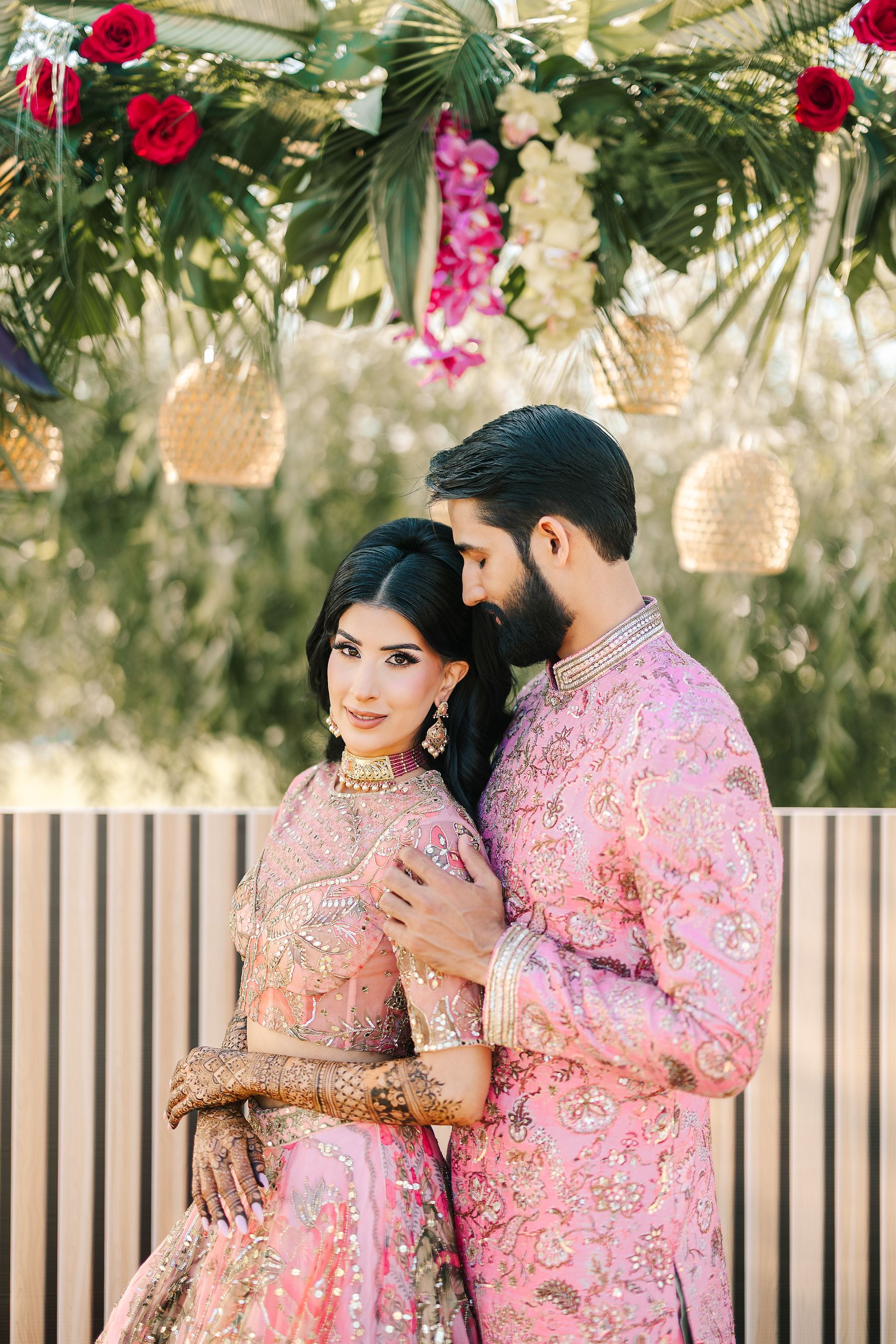 Jessica &amp; Raymond’s Colorful Indian Wedding at Evario Events Centre photo
