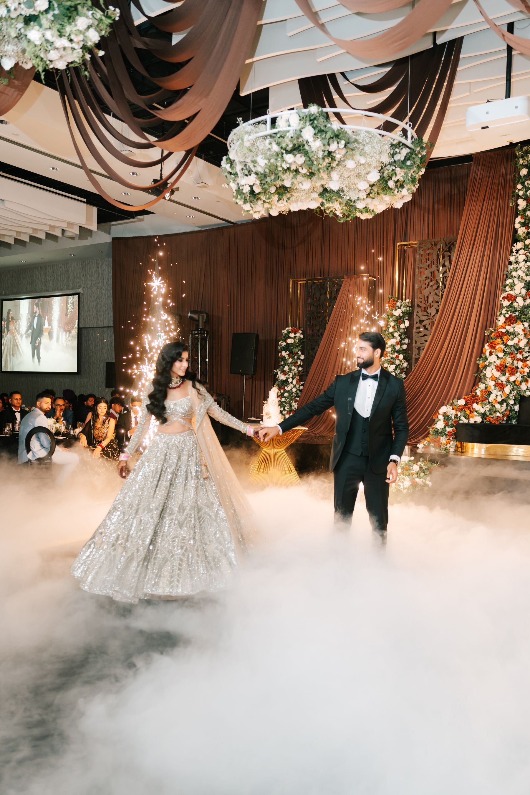 Jessica &amp; Raymond’s Colorful Indian Wedding at Evario Events Centre photo