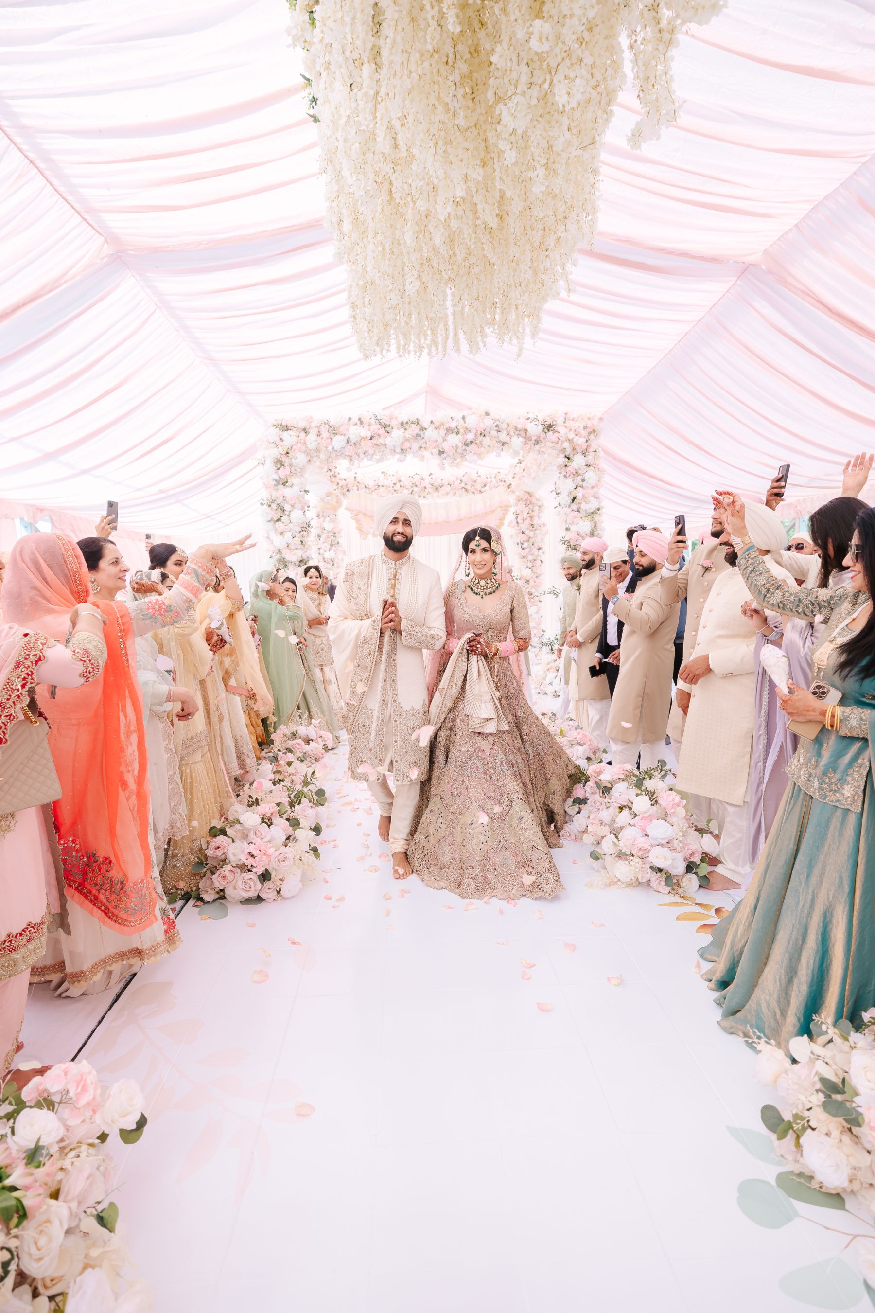 Jessica &amp; Raymond’s Colorful Indian Wedding at Evario Events Centre photo