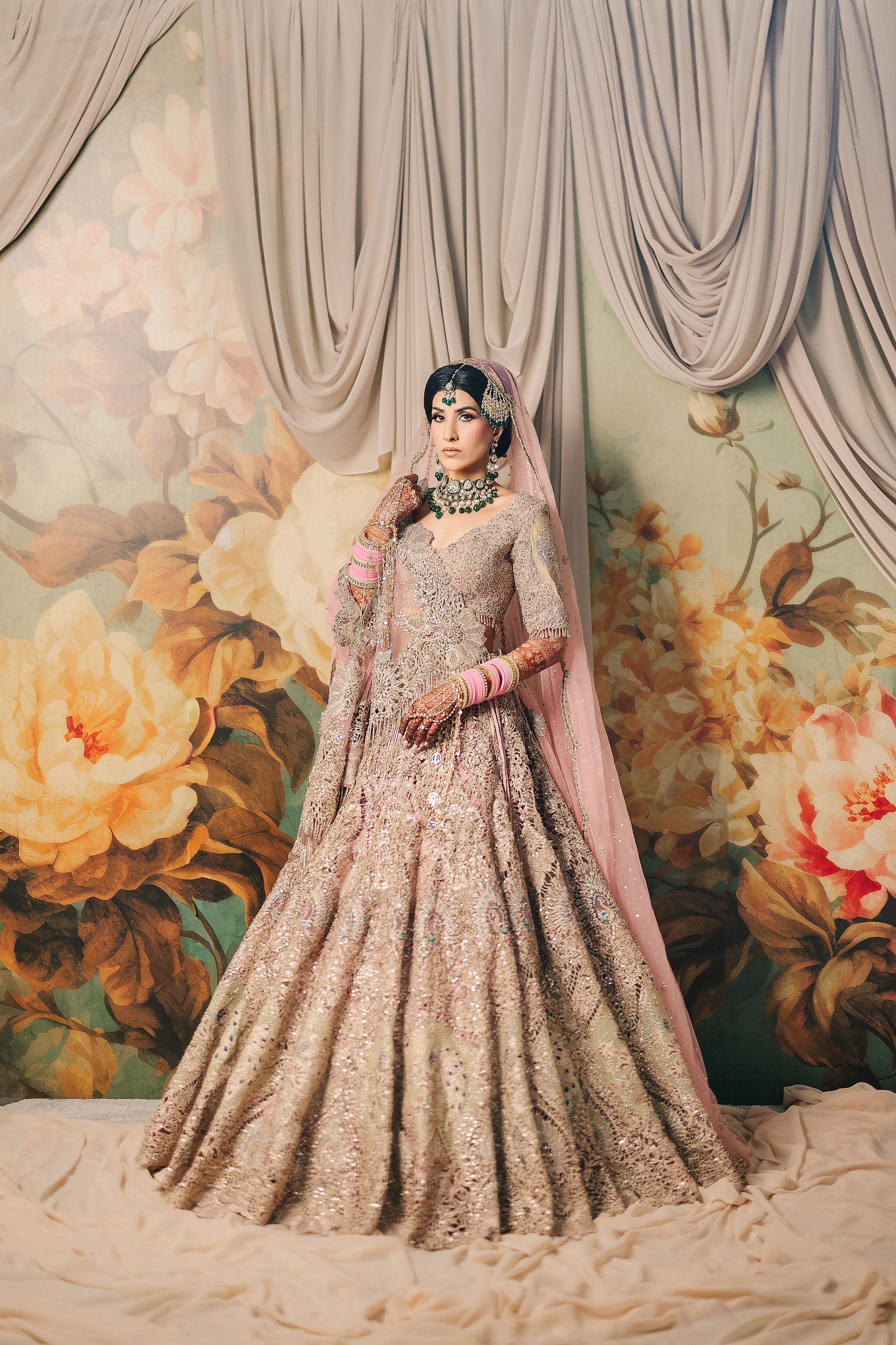 Jessica &amp; Raymond’s Colorful Indian Wedding at Evario Events Centre photo