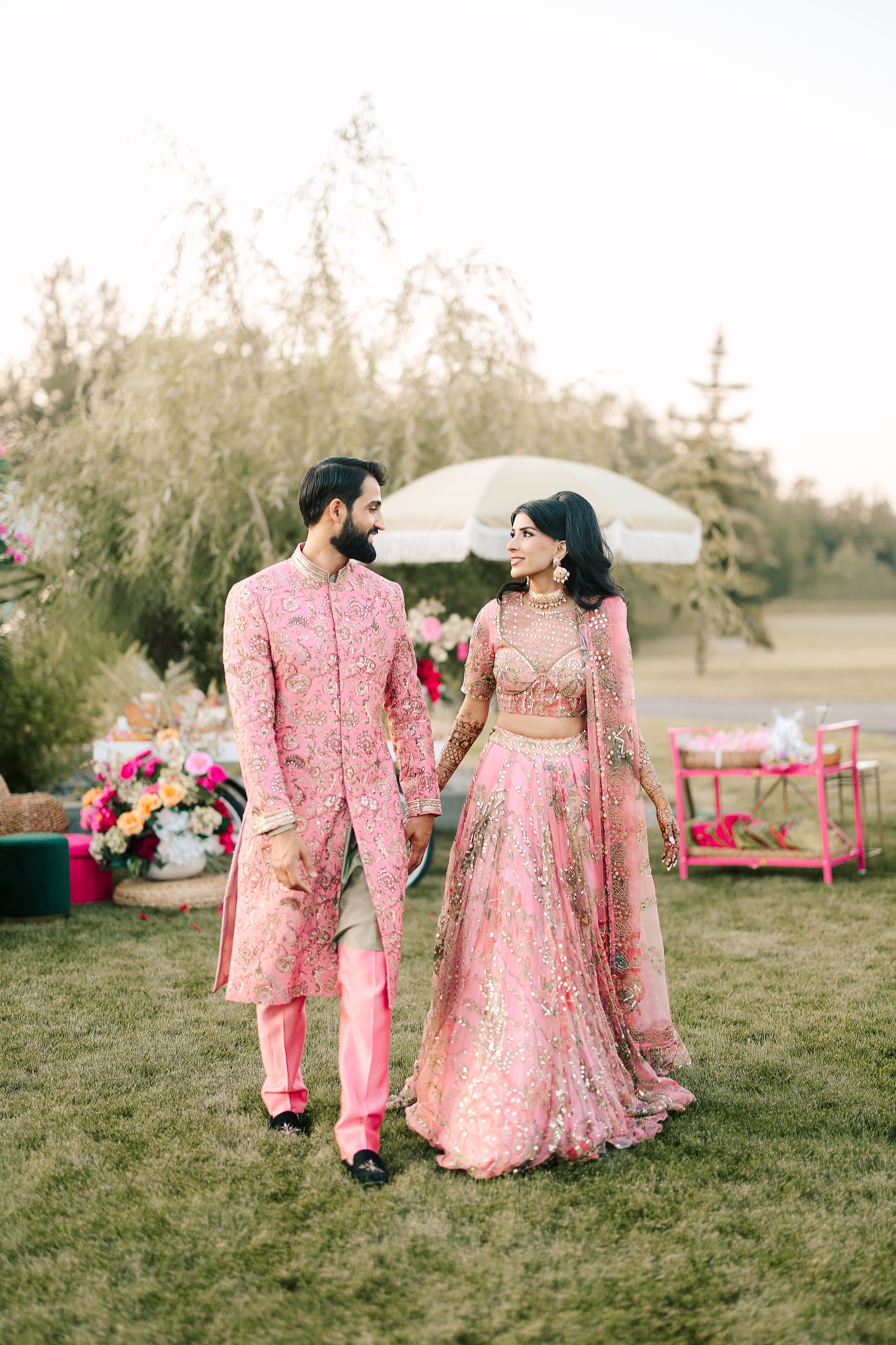 Jessica &amp; Raymond’s Colorful Indian Wedding at Evario Events Centre photo