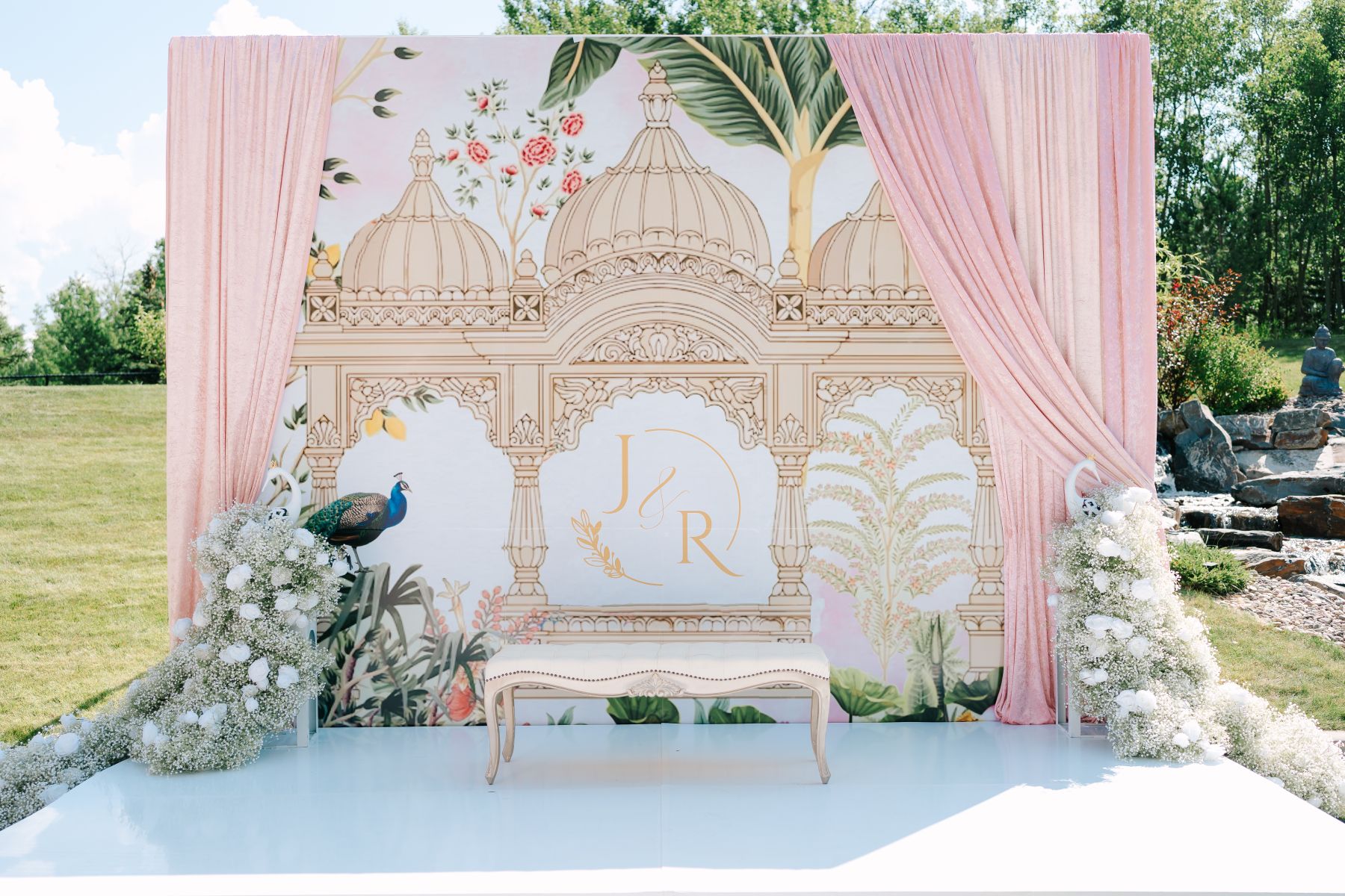 Jessica &amp; Raymond’s Colorful Indian Wedding at Evario Events Centre photo