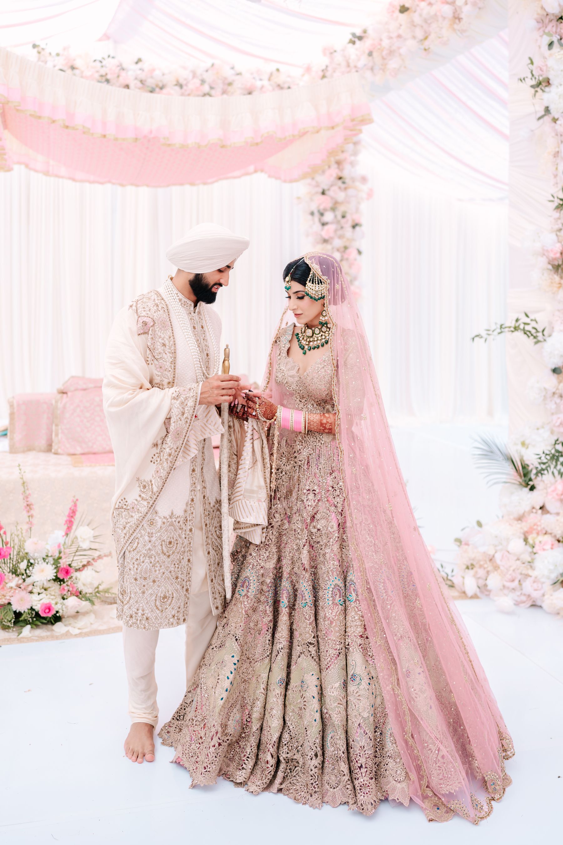 Jessica &amp; Raymond’s Colorful Indian Wedding at Evario Events Centre photo