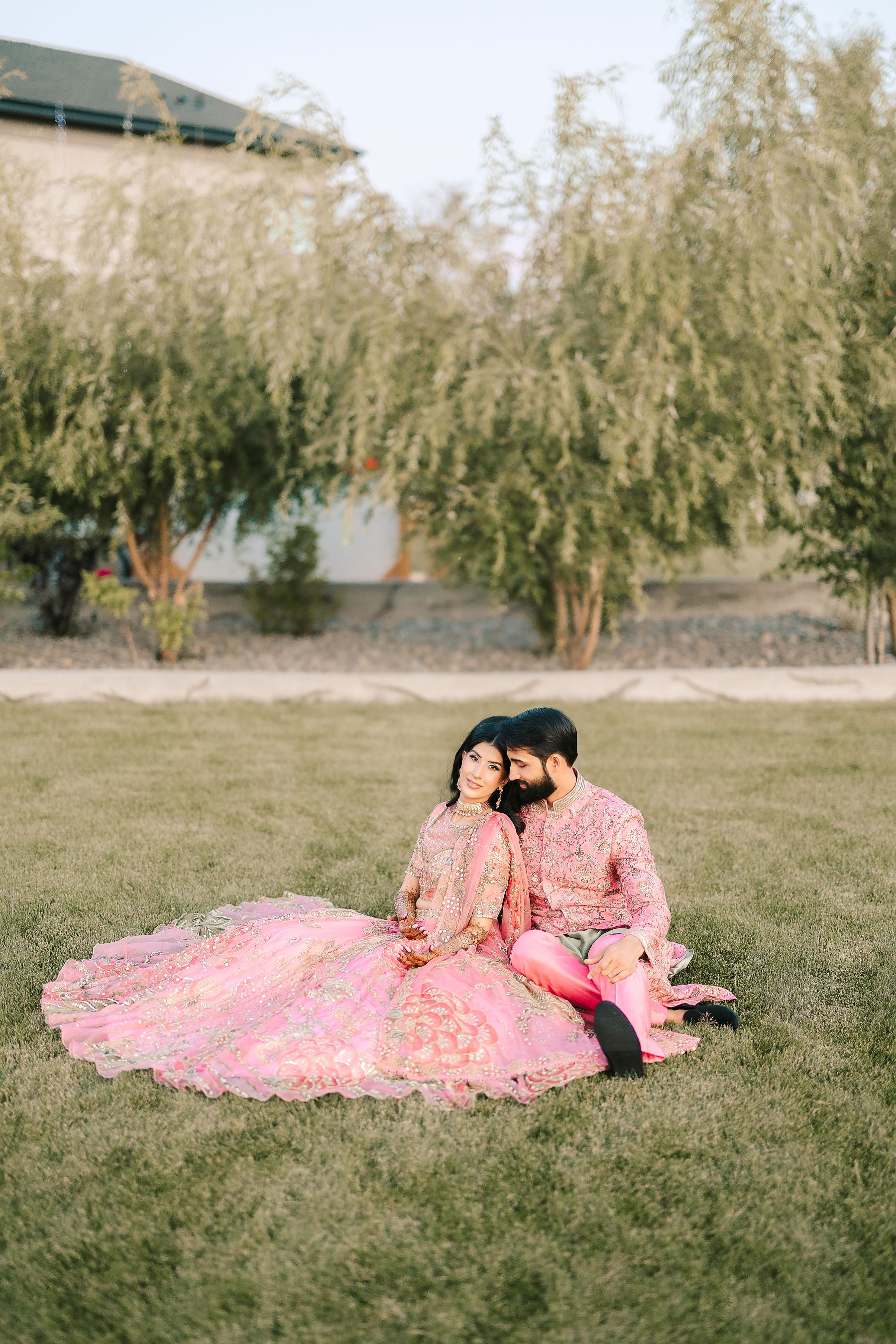 Jessica &amp; Raymond’s Colorful Indian Wedding at Evario Events Centre photo