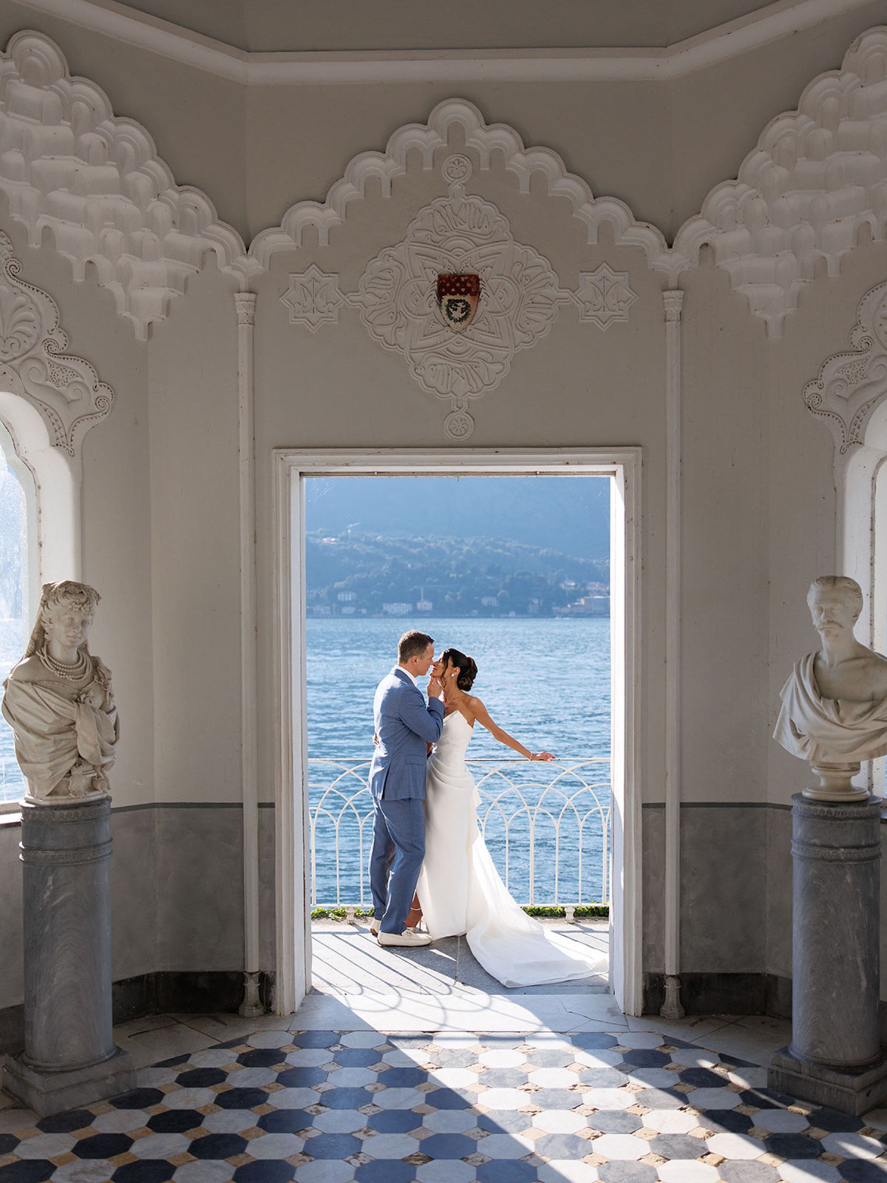 Nila and Mike's Timeless Lake Como Wedding at Villa Del Balbianello photo