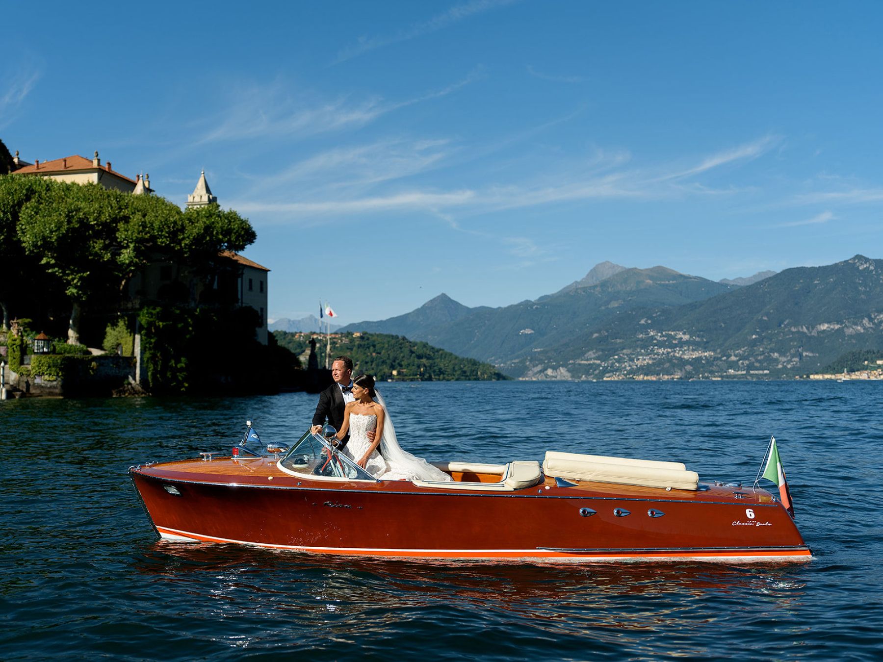 Nila and Mike's Timeless Lake Como Wedding at Villa Del Balbianello photo