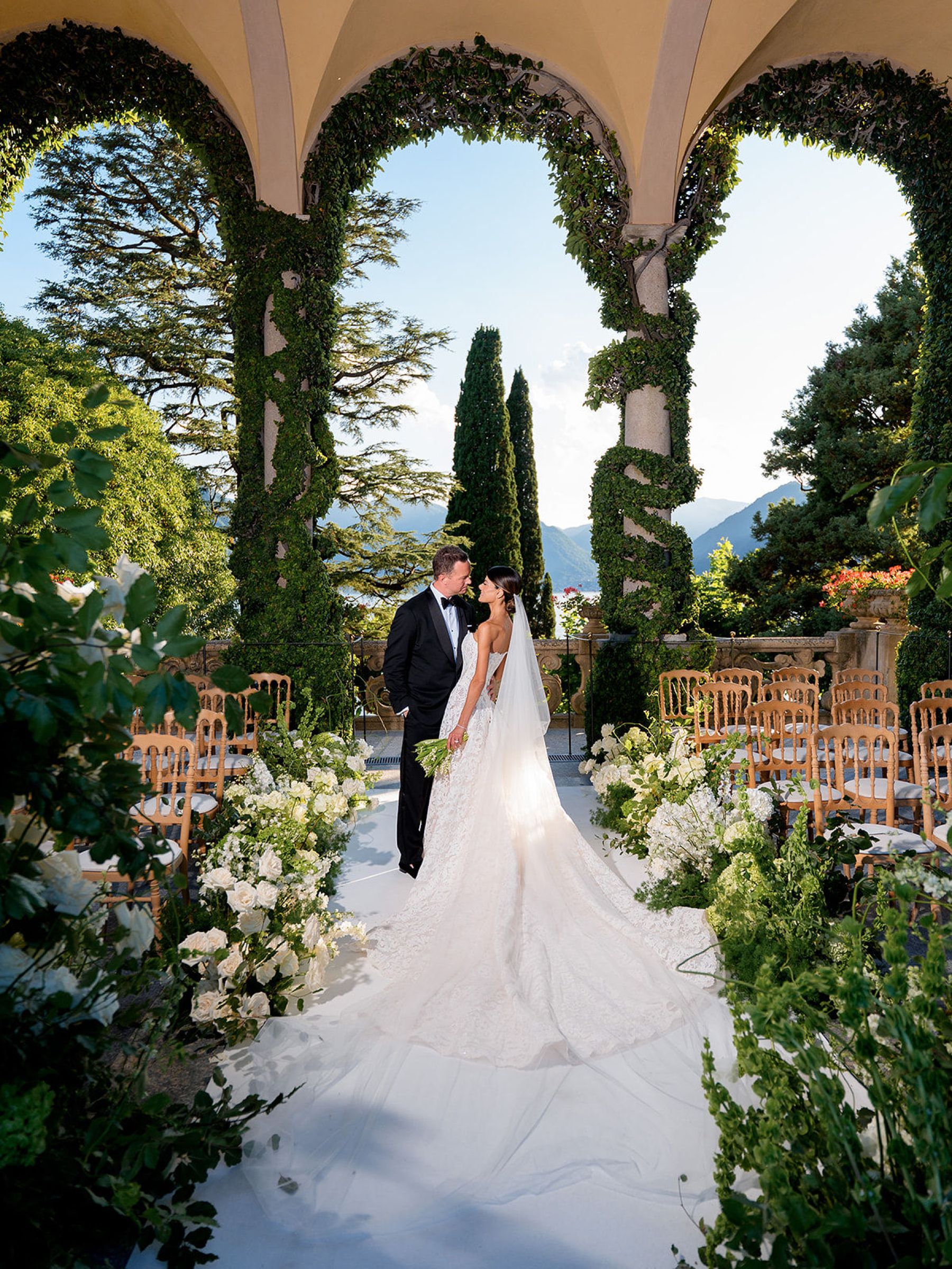 Nila and Mike's Timeless Lake Como Wedding at Villa Del Balbianello photo