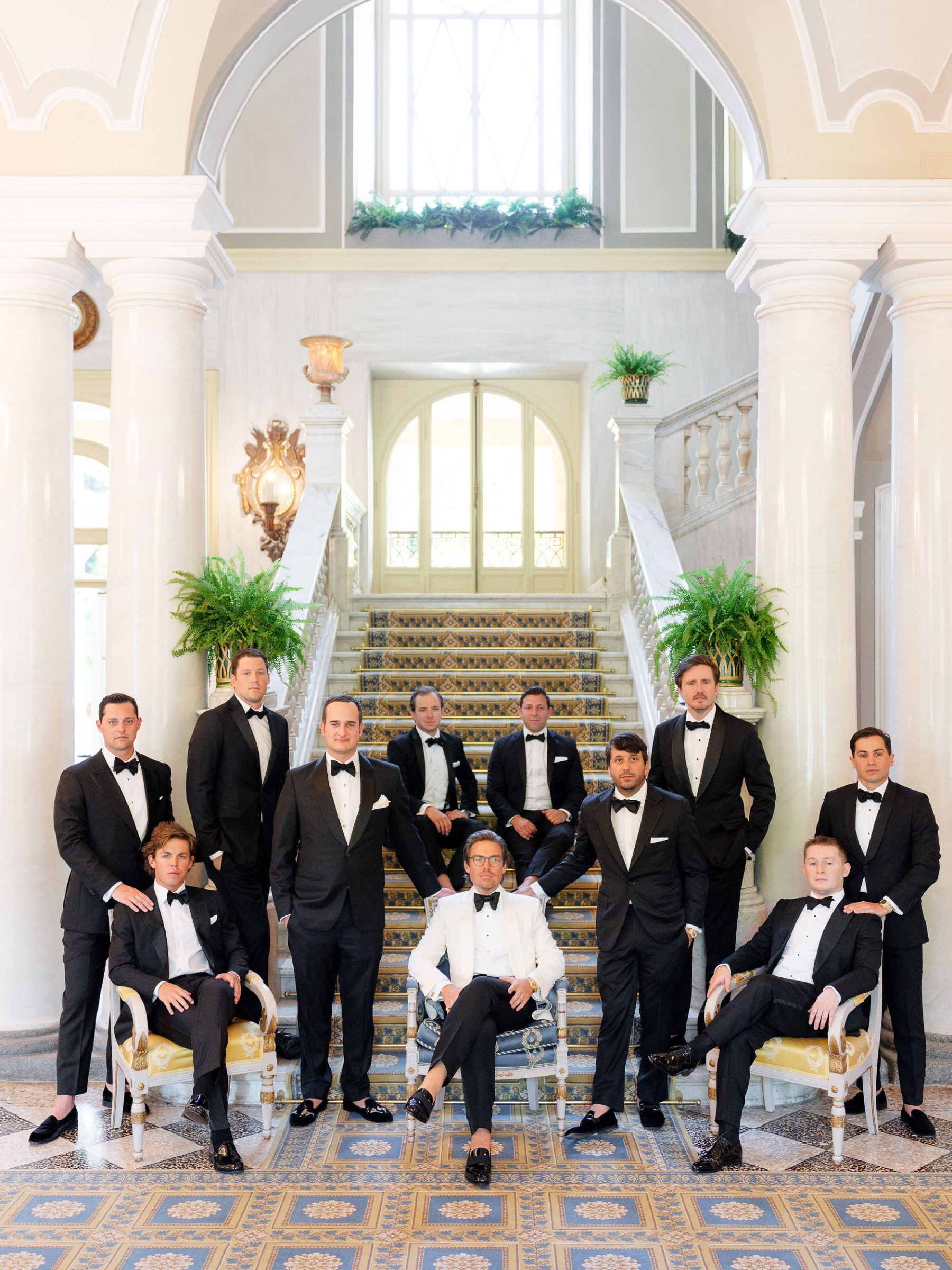 Jacquelyn &amp; Nick's Timeless Gatsby-Inspired Wedding at Villa Erba photo
