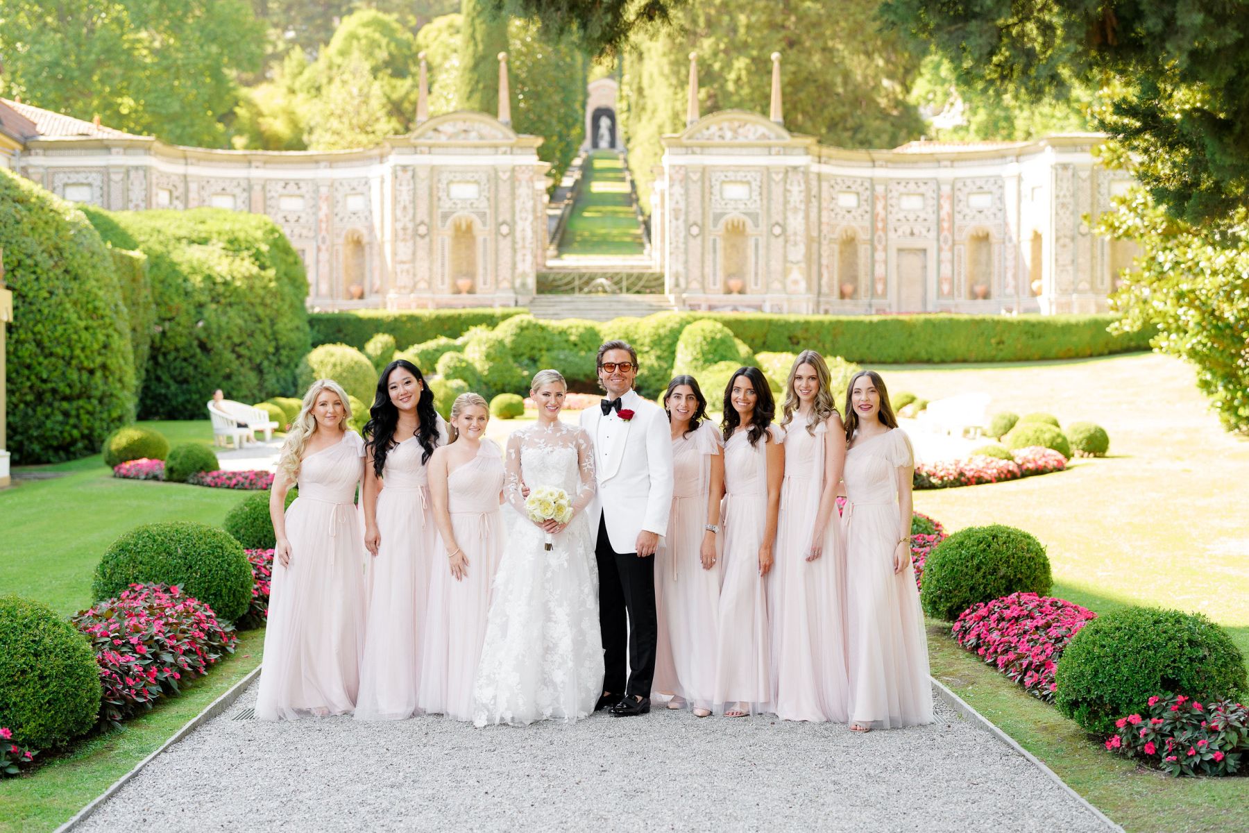 Jacquelyn &amp; Nick's Timeless Gatsby-Inspired Wedding at Villa Erba photo
