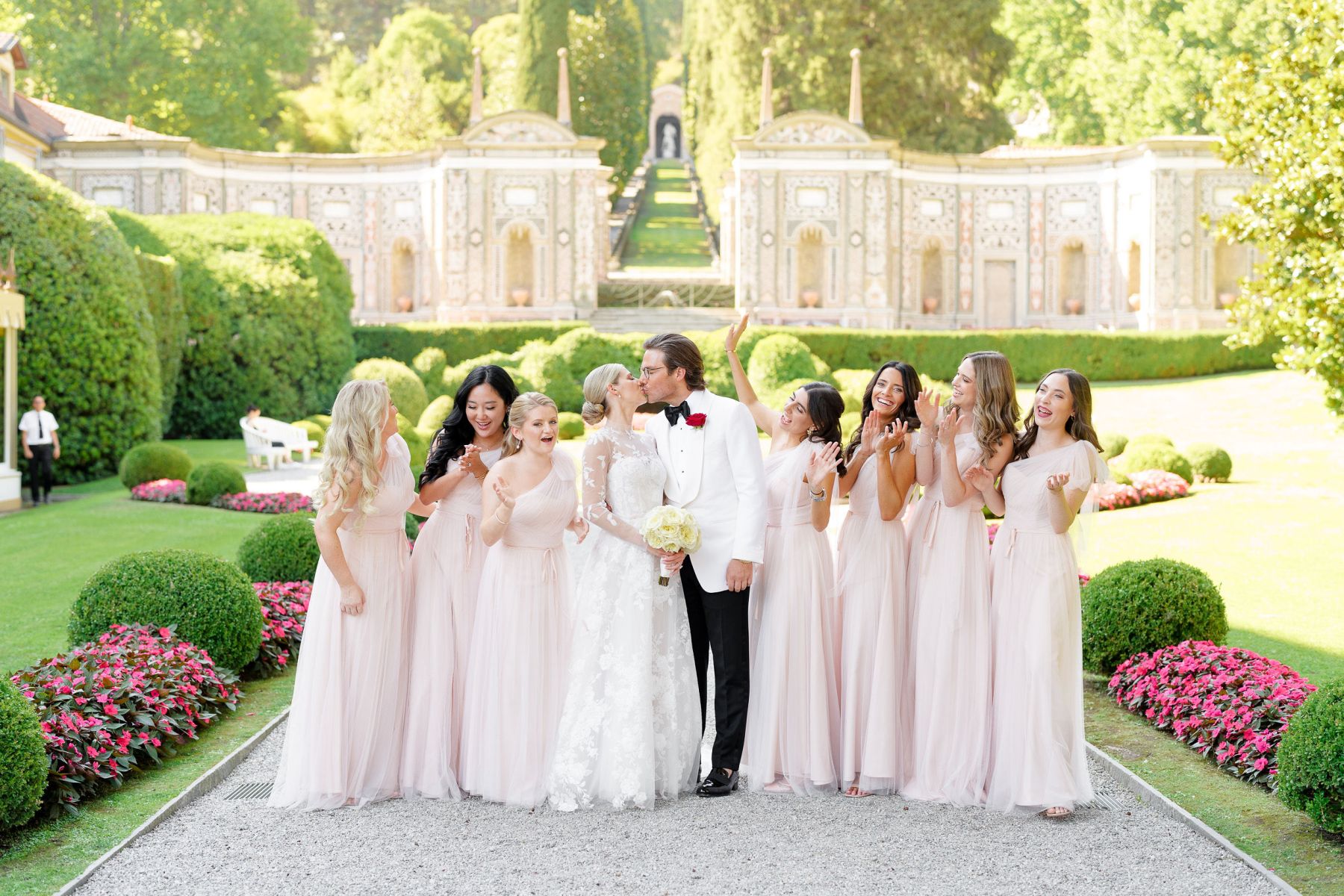 Jacquelyn &amp; Nick's Timeless Gatsby-Inspired Wedding at Villa Erba photo