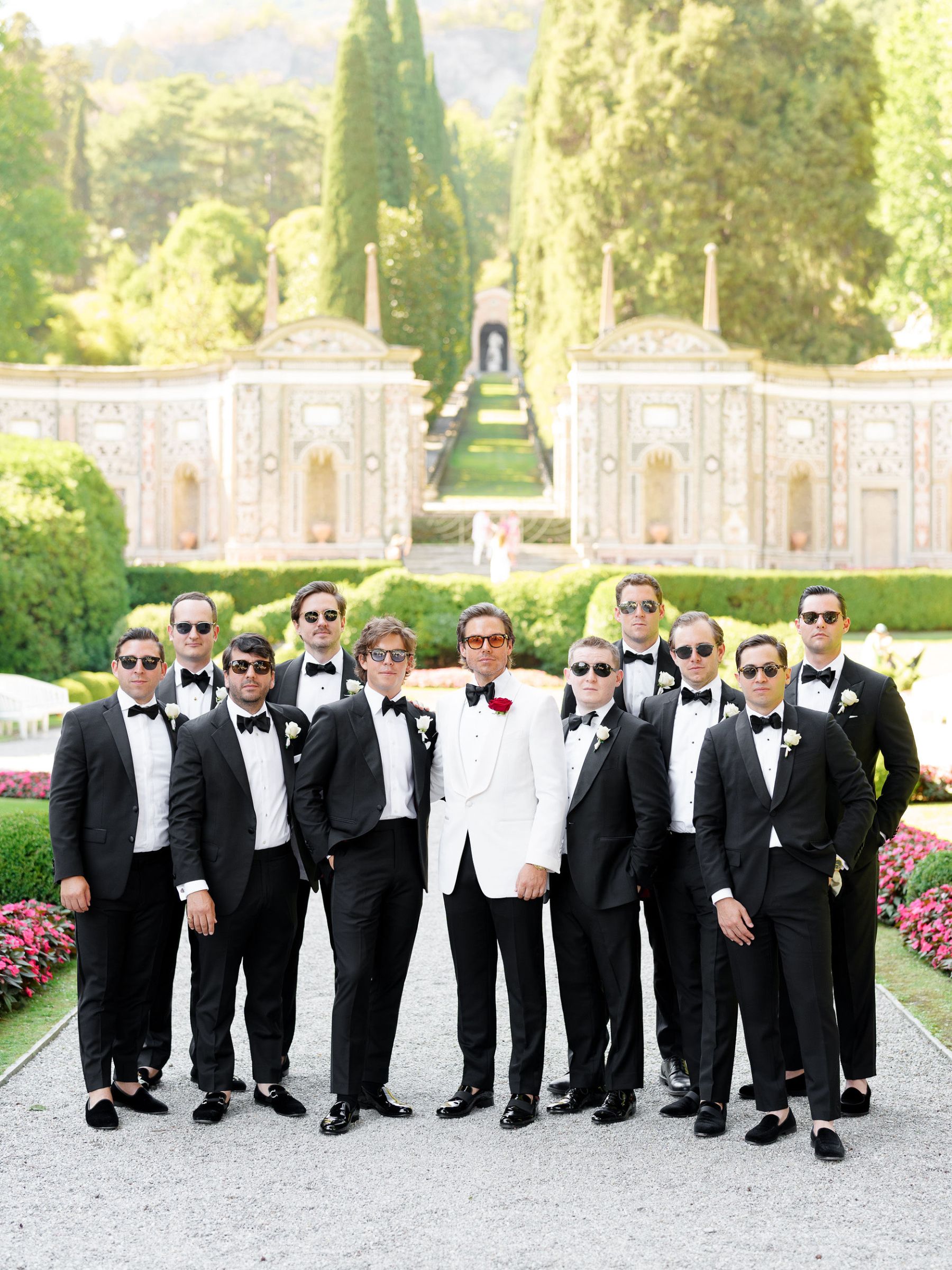 Jacquelyn &amp; Nick's Timeless Gatsby-Inspired Wedding at Villa Erba photo