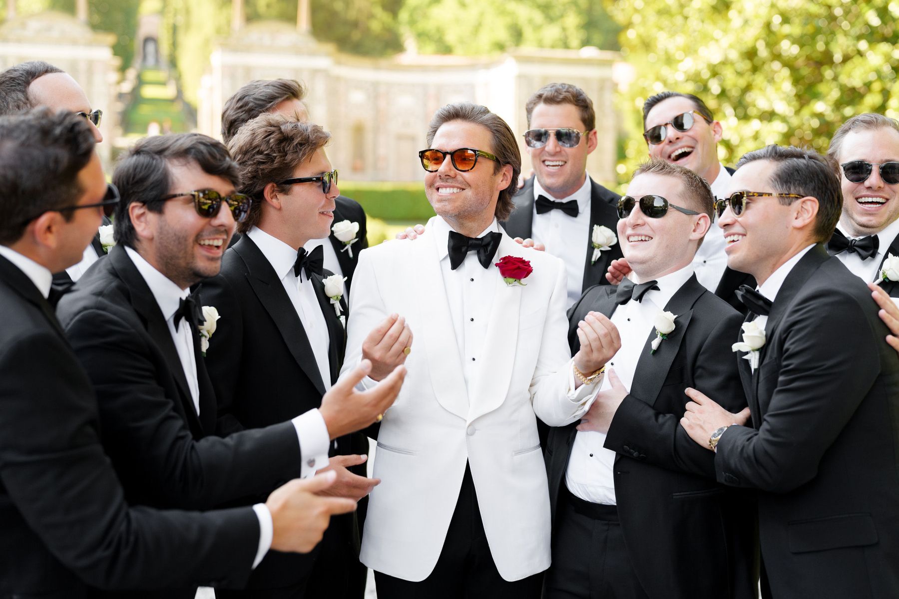 Jacquelyn &amp; Nick's Timeless Gatsby-Inspired Wedding at Villa Erba photo