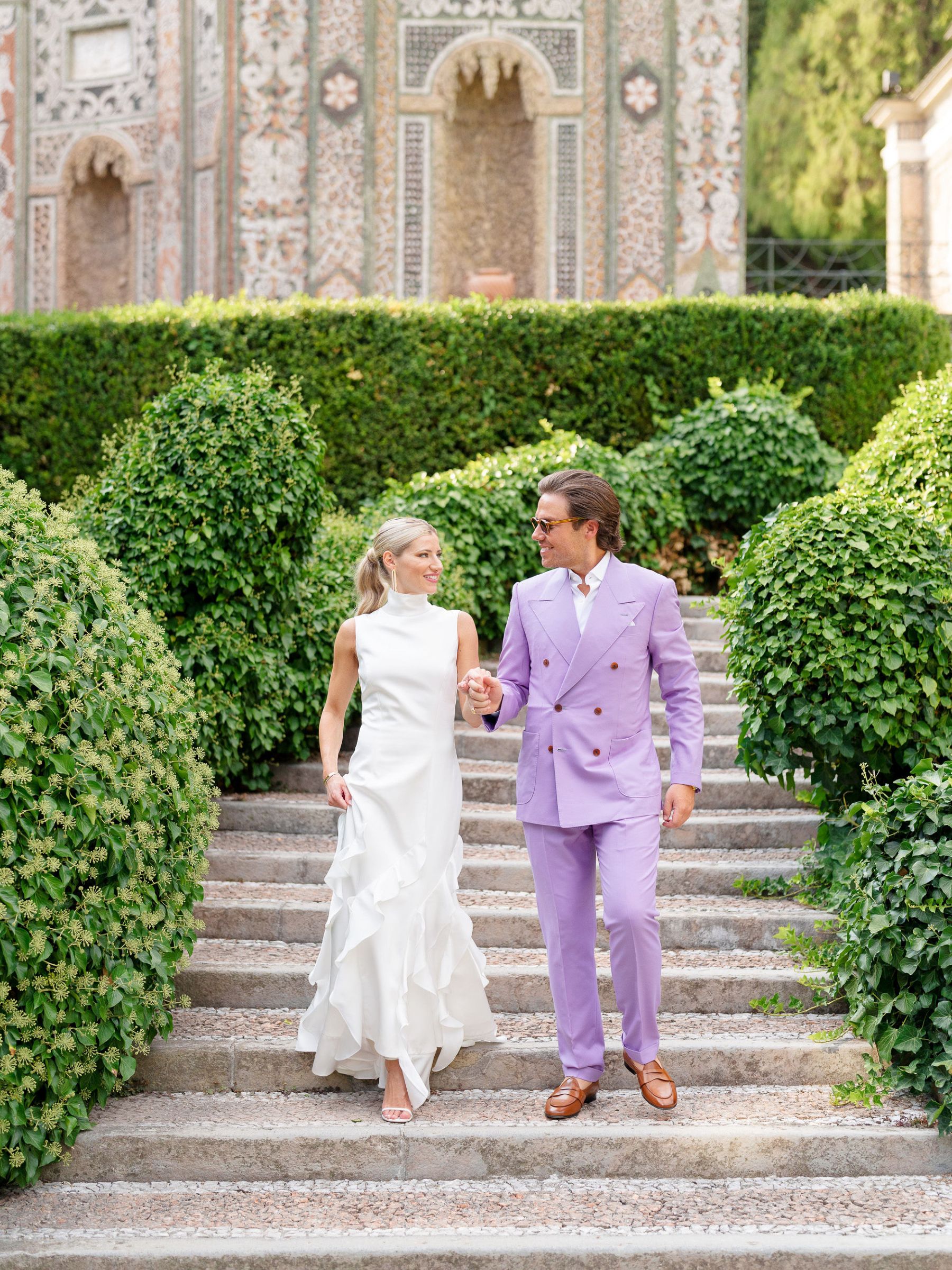 Jacquelyn &amp; Nick's Timeless Gatsby-Inspired Wedding at Villa Erba photo