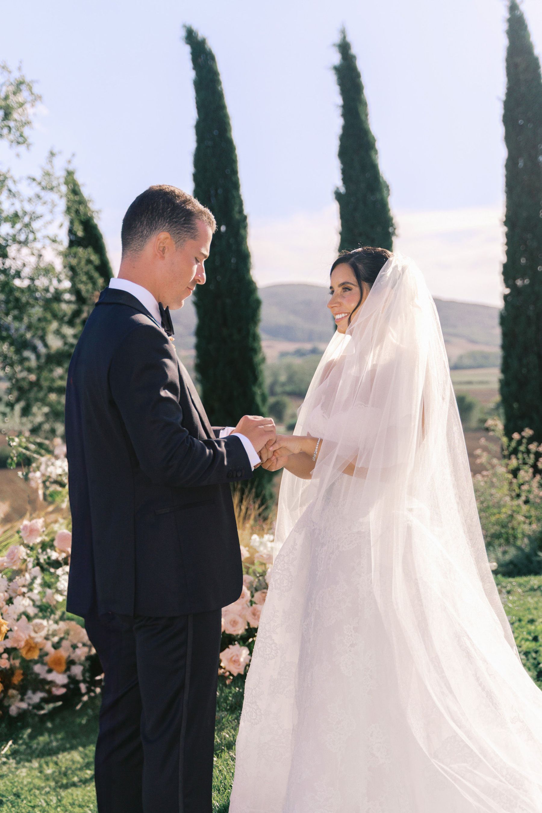 Vines, Vows &amp; Vintage Blooms: Hannah &amp; Timothy's Tuscan Wedding at Ombroneta photo