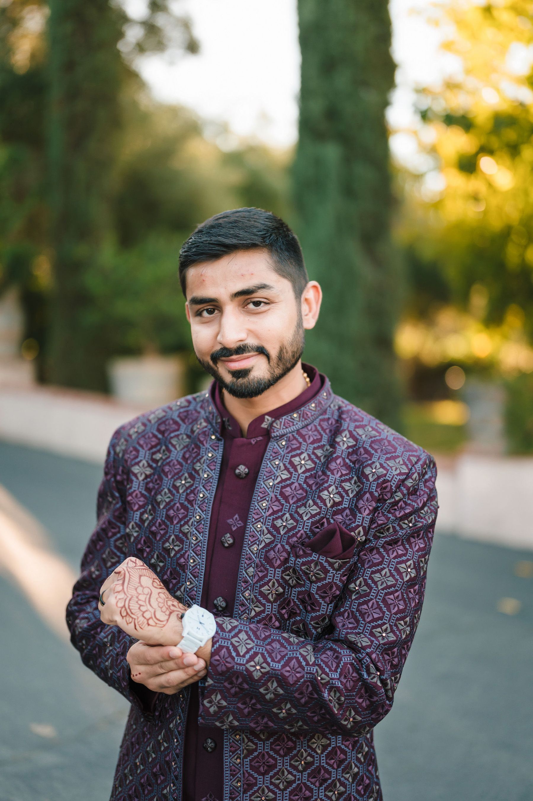 Zoey &amp; Deven's Elegant Indian Wedding at Mount Palomar Winery photo