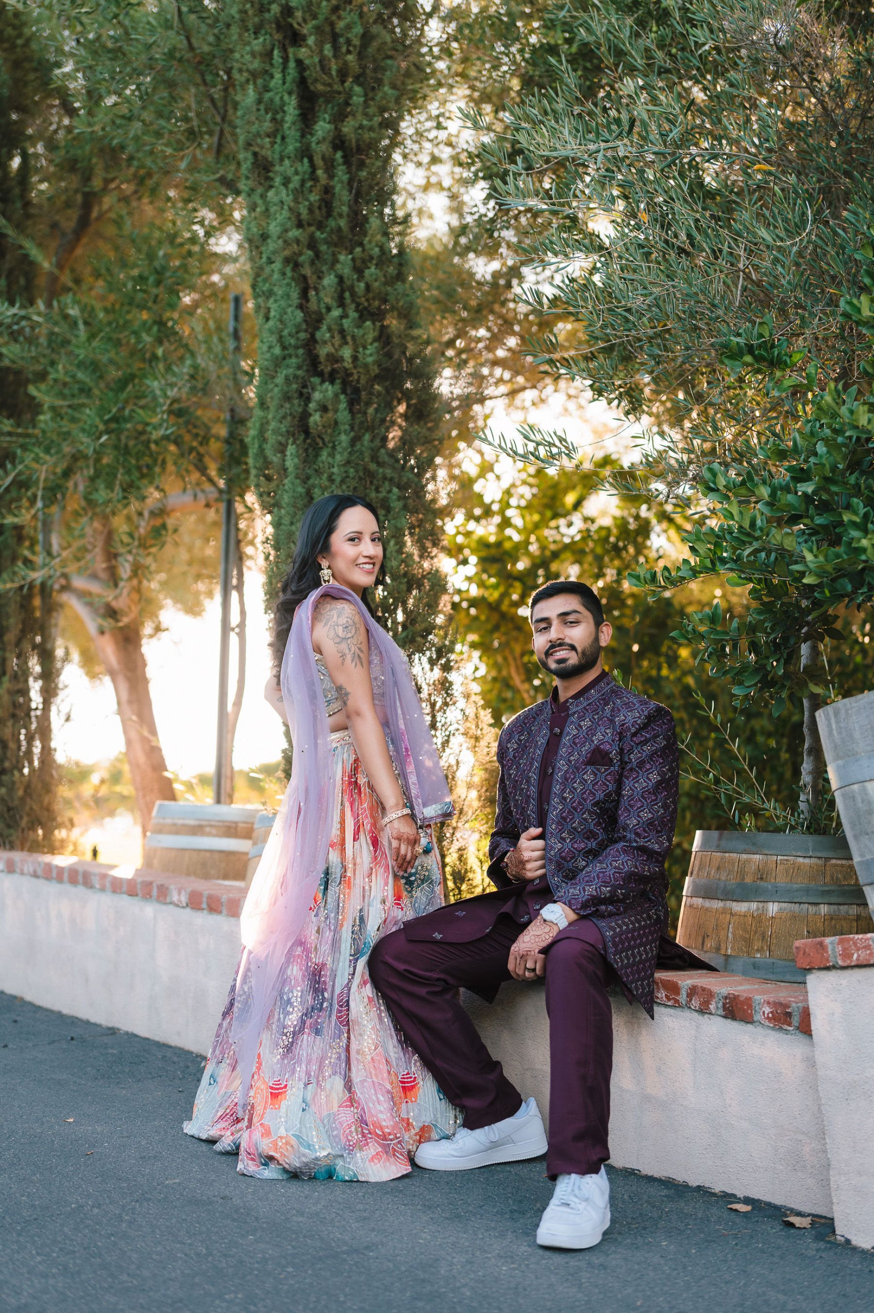 Zoey &amp; Deven's Elegant Indian Wedding at Mount Palomar Winery photo