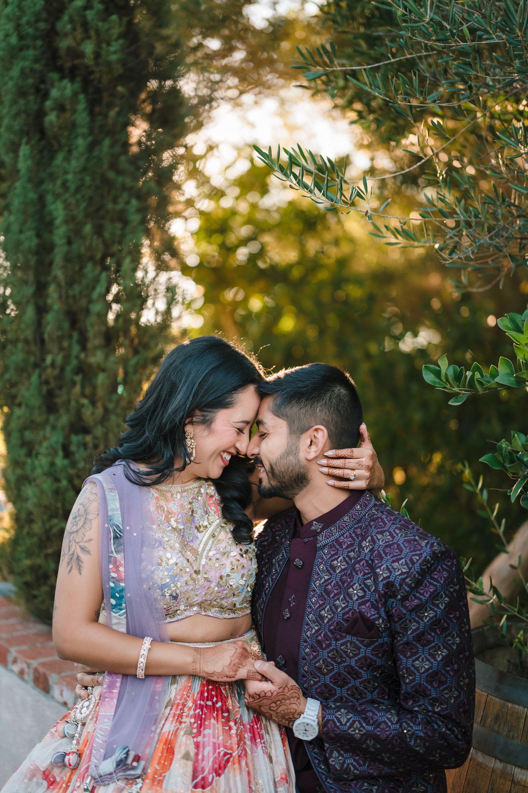 Zoey &amp; Deven's Elegant Indian Wedding at Mount Palomar Winery photo